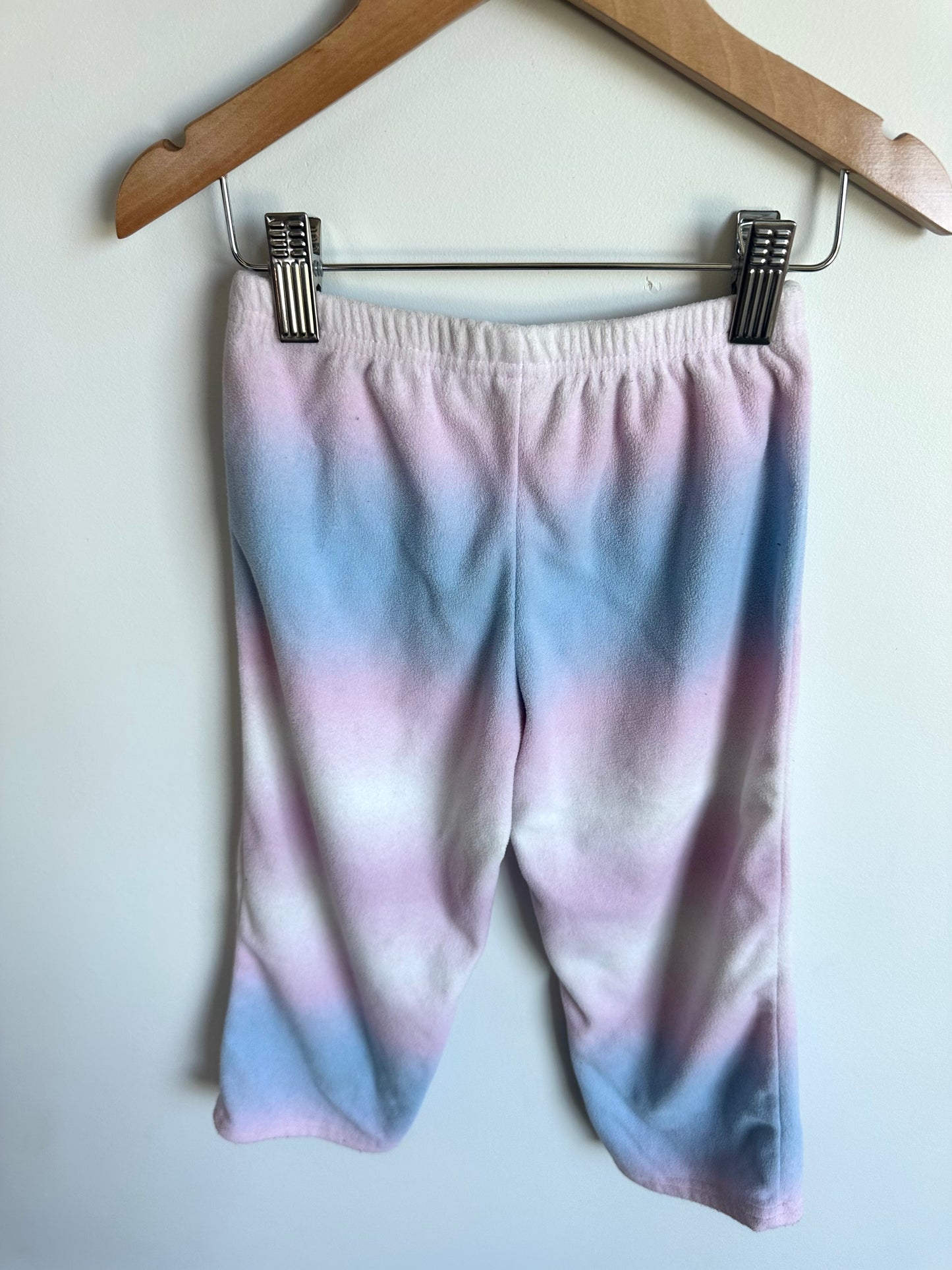 Ombré Pink Blue Fleece Pants / 4T