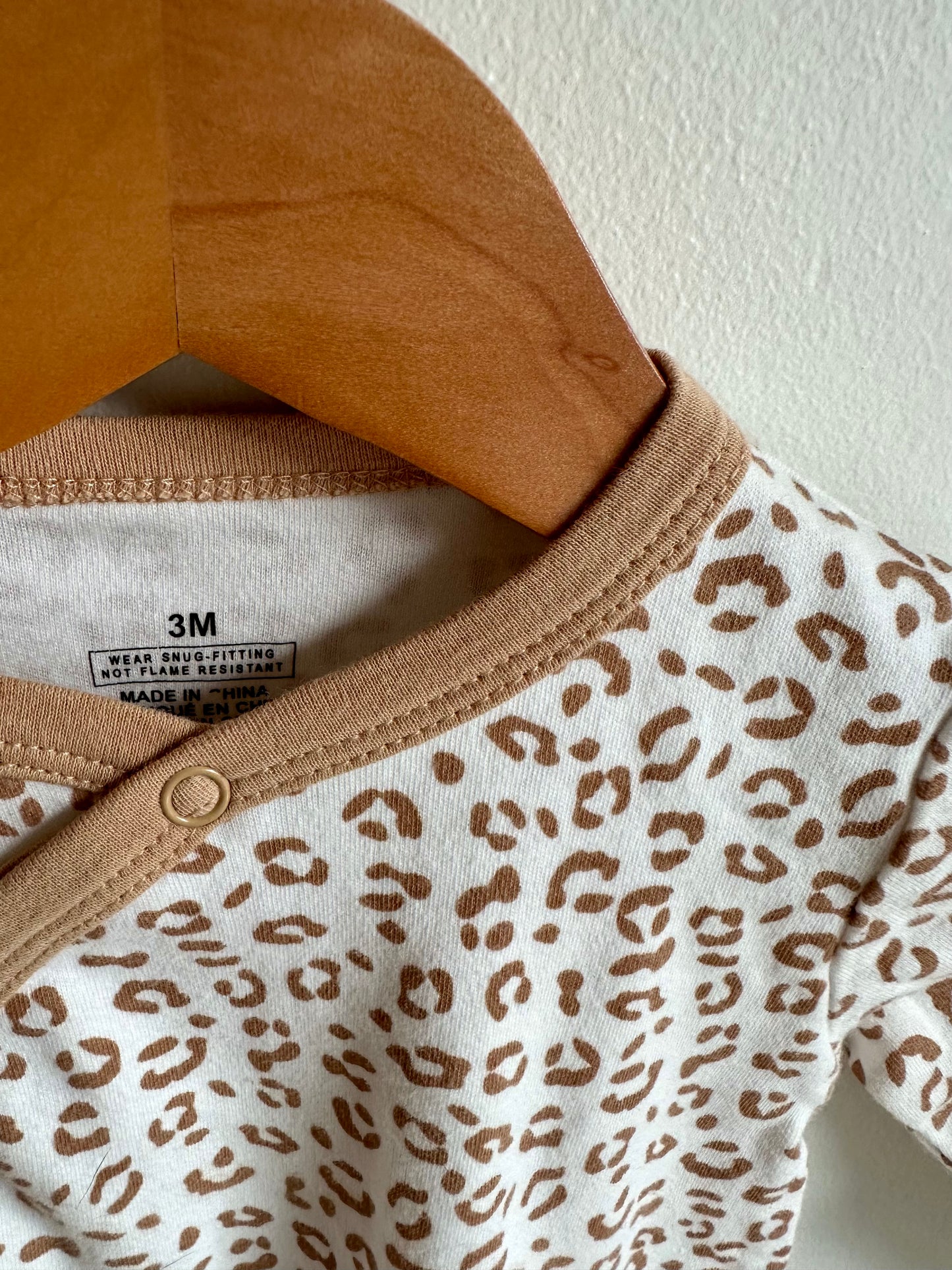 Animal Print Sleeper / 3m