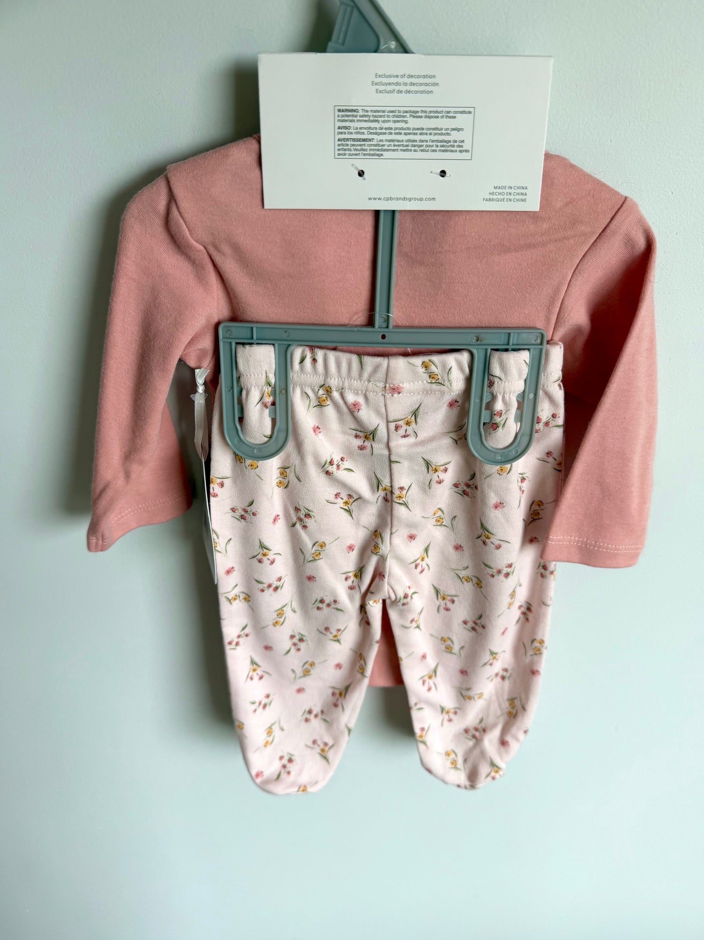 3 Piece So Loved Fox Bodysuit, Pants and Headband Set (With Tags) / 0-3m