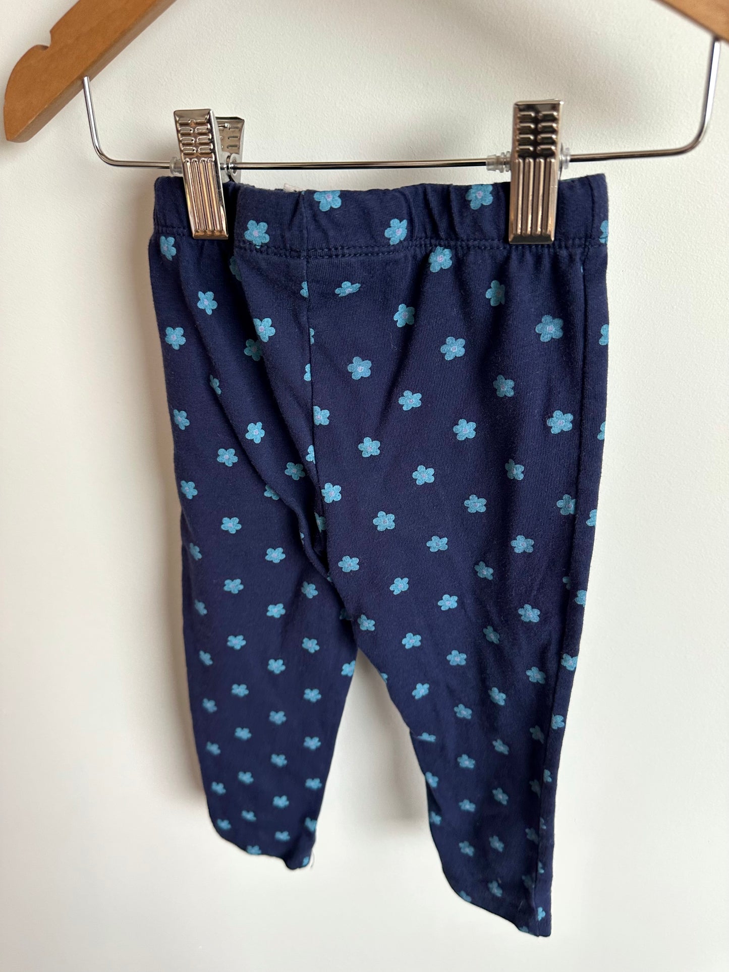 Indigo Floral Leggings / 18m