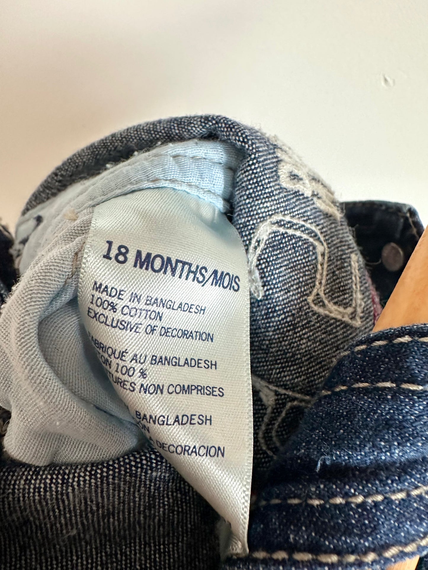 Osh Kosh Text Overalls / 18m