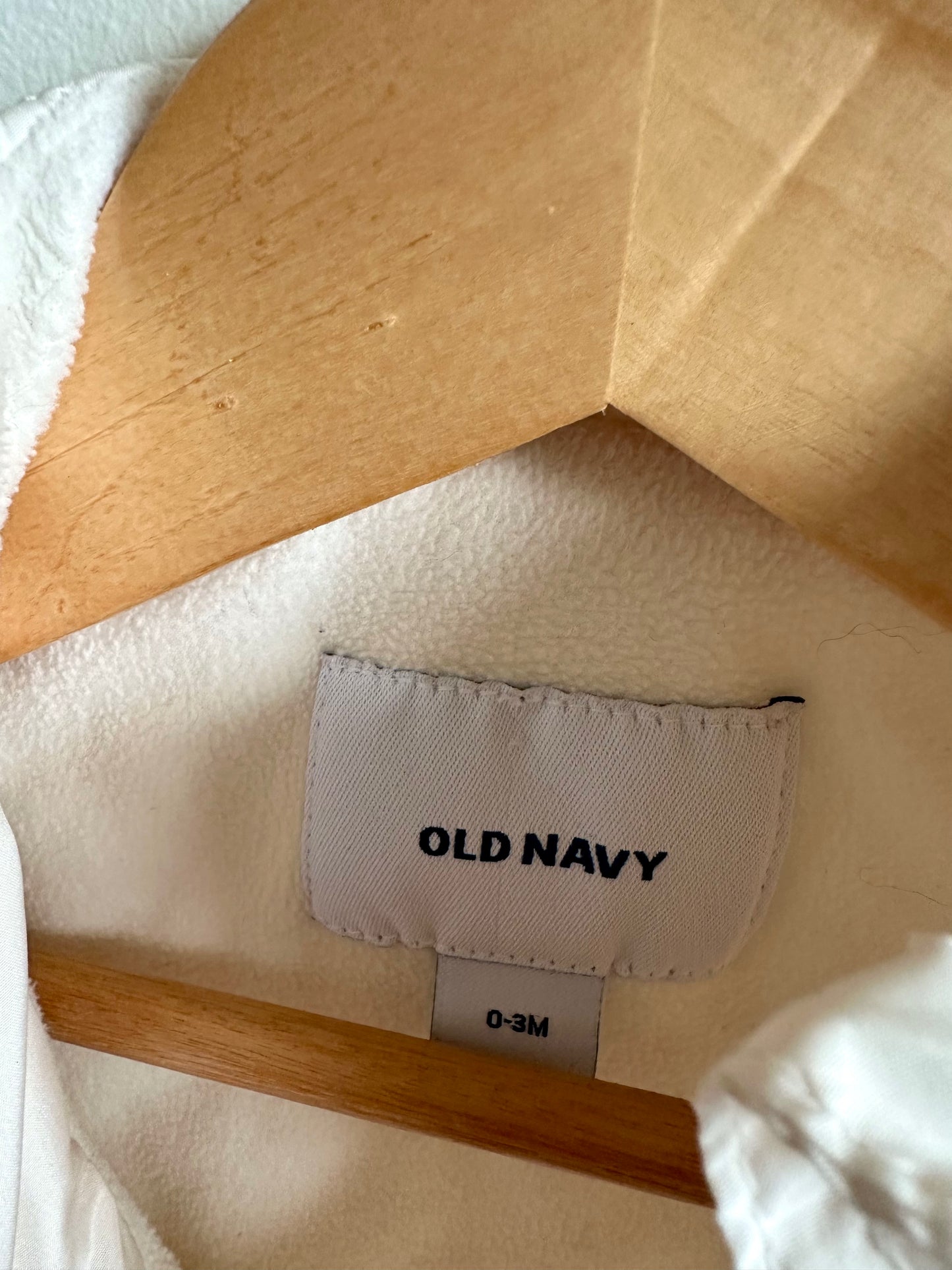 Cream Quilted Vest / 0-3m