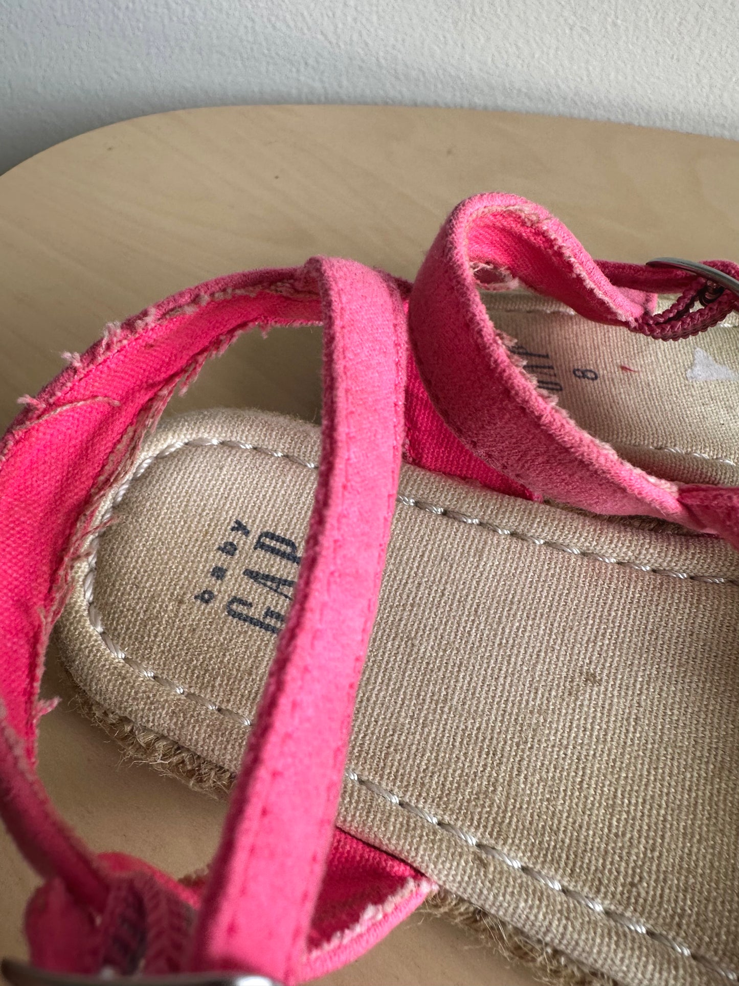 Gap Pink Strap Sandals / Size 8 Toddler (No Shipping)