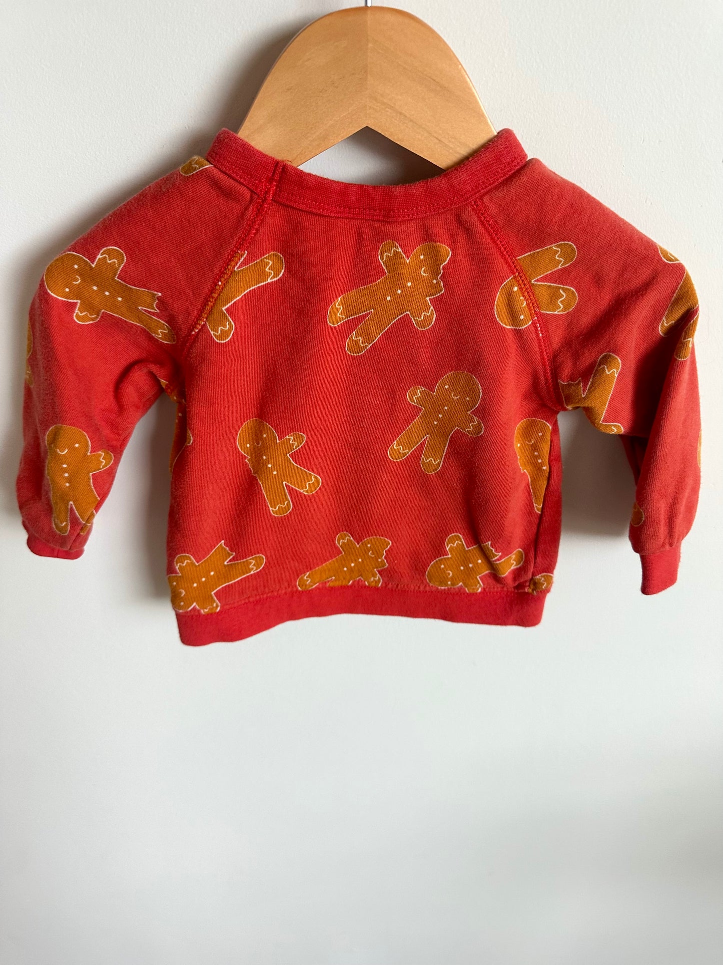 Whistle & Flute Gingerbread Crewneck / 3-6m