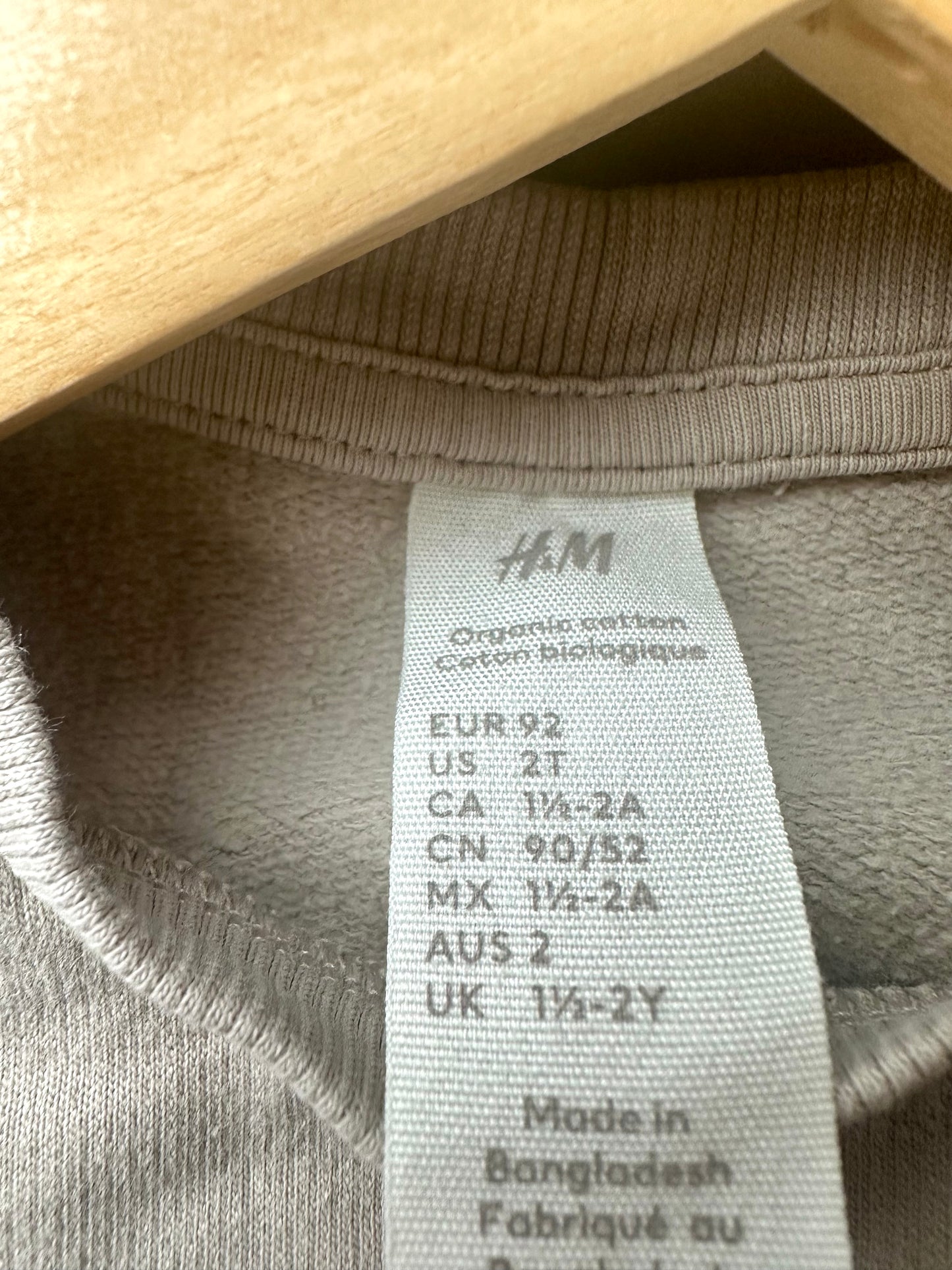 Taupe Crew Neck + Pants Set / 18-24m