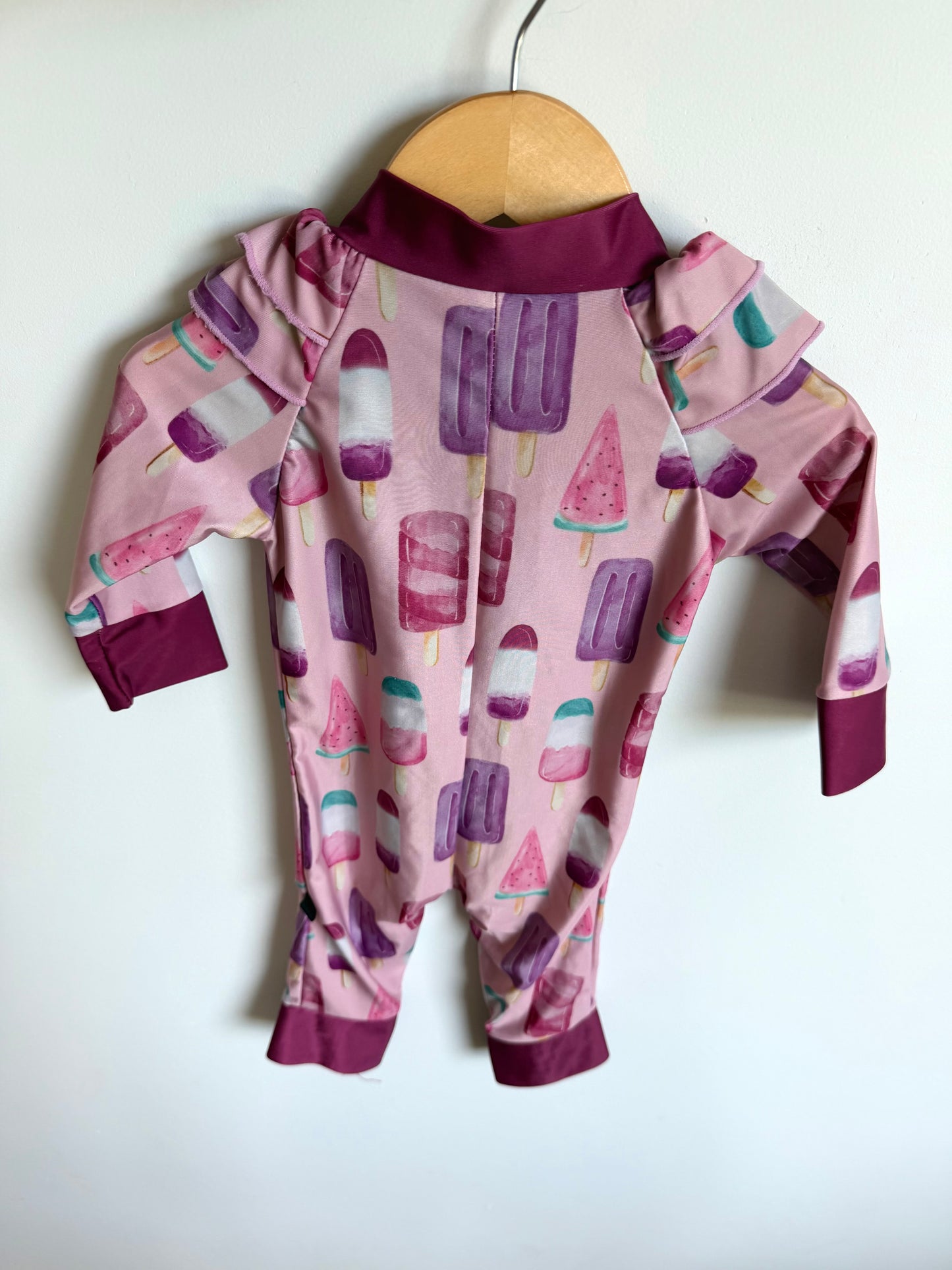 Honeysuckle Popcycle Swim Suit / 6-12m
