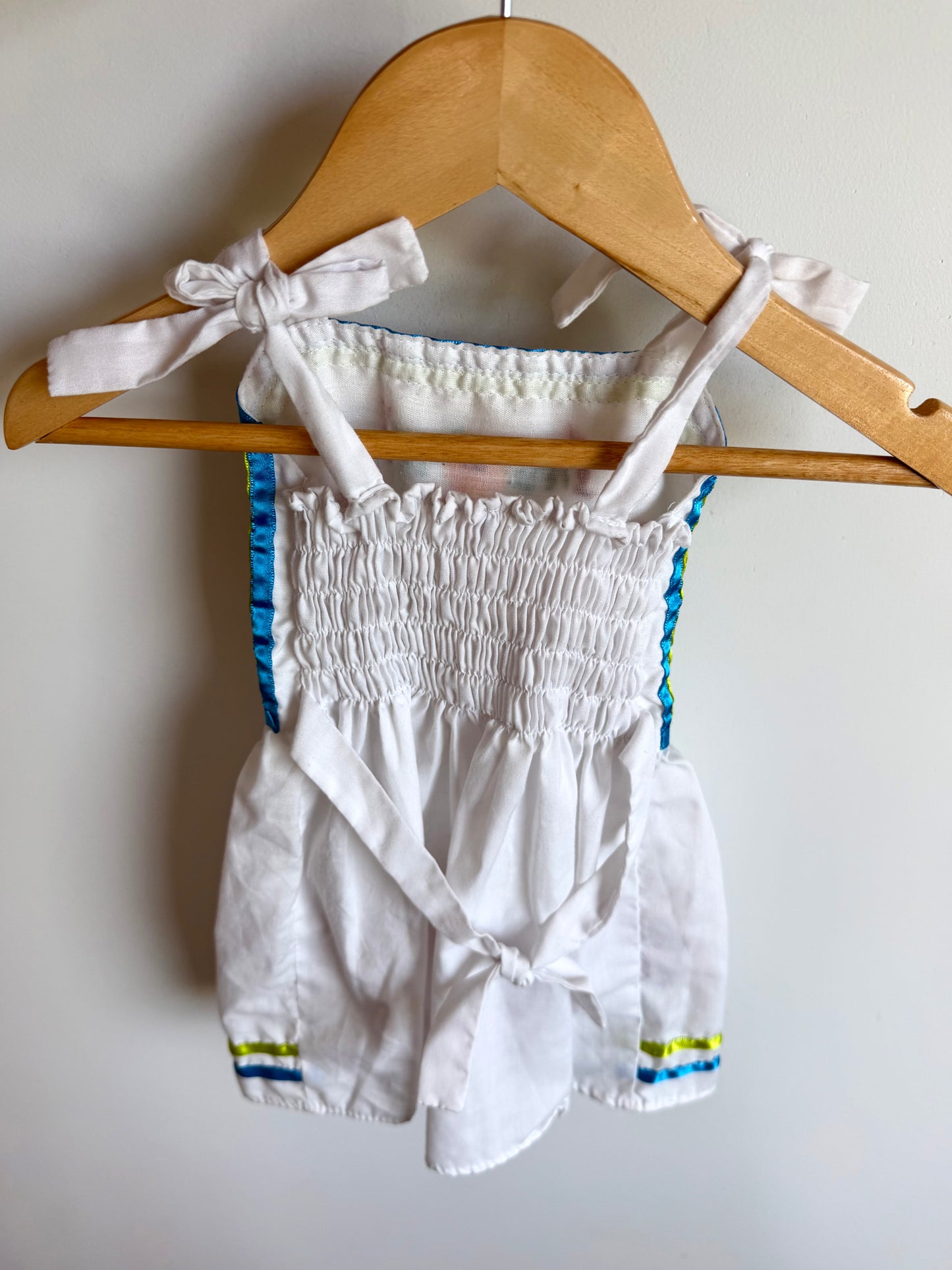 Embroidery White Bird Dress / 12-18m?