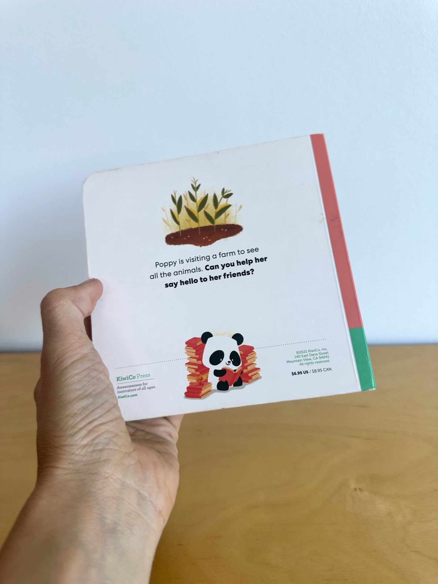 KiwiCo Poppy Says Hello Board Book / 0-2 years