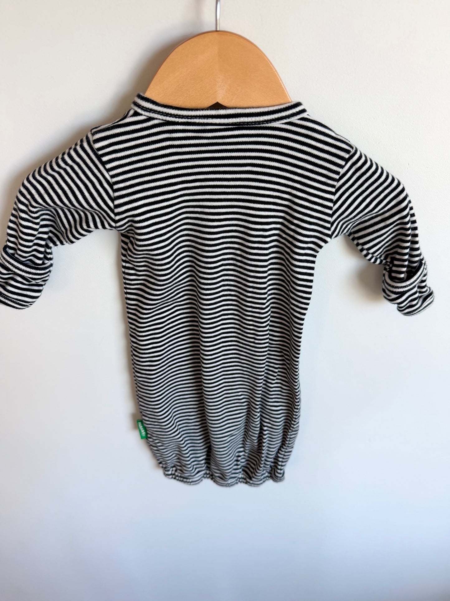 Parade Striped Gown Sleeper / 0-3m