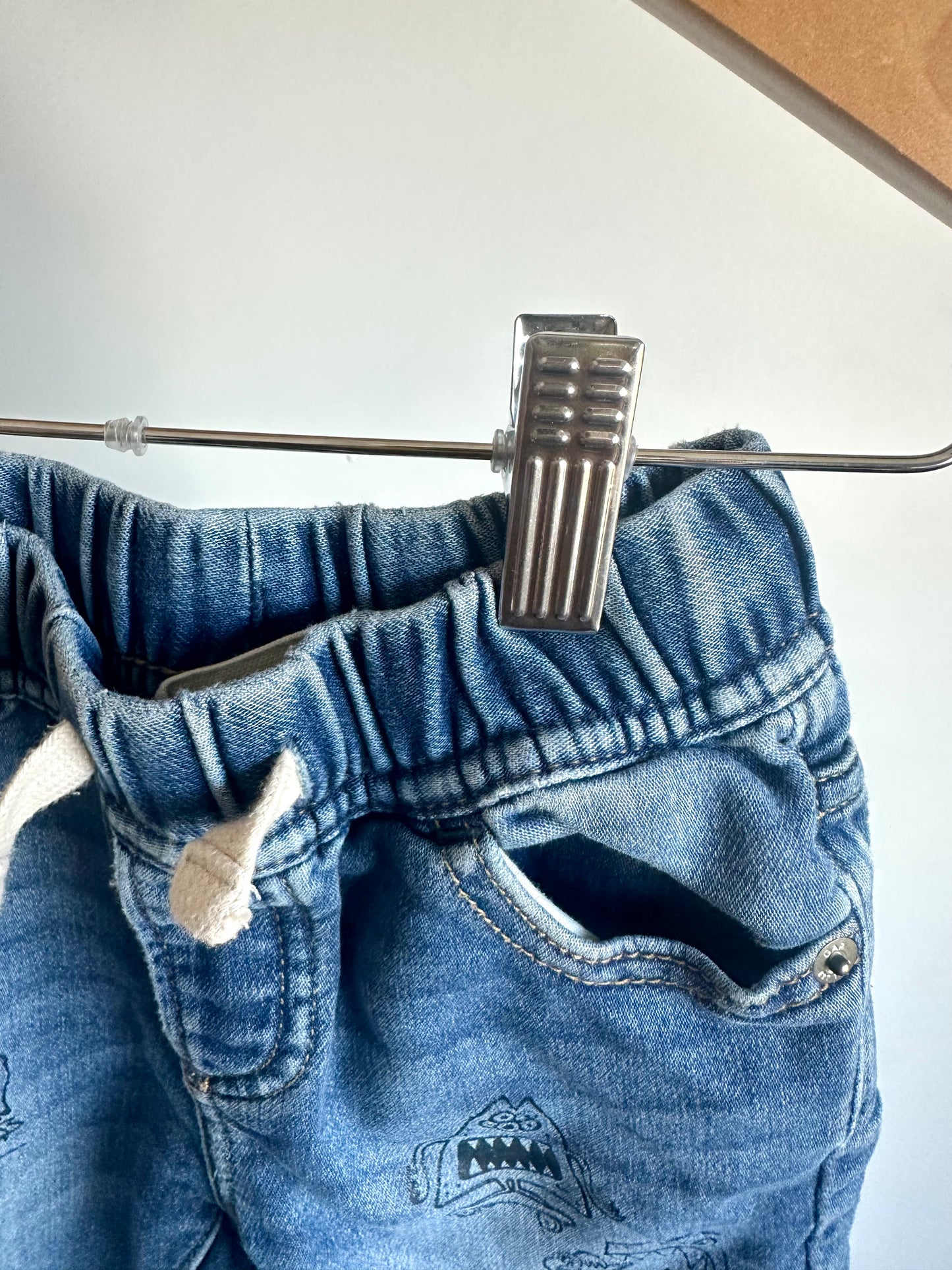 Gap Cut Off Monster Jeans / 12-18m