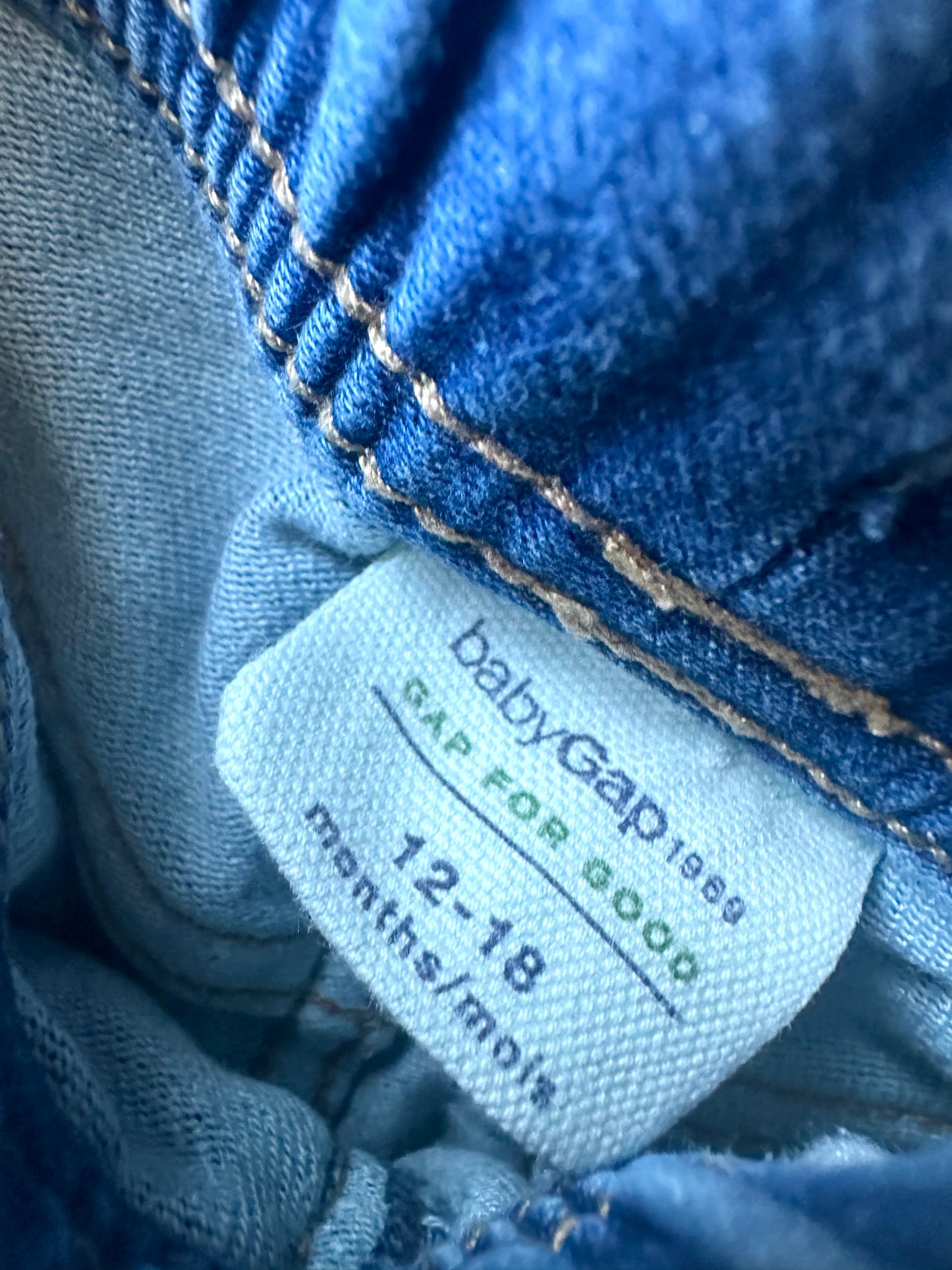 Gap Cut Off Monster Jeans / 12-18m