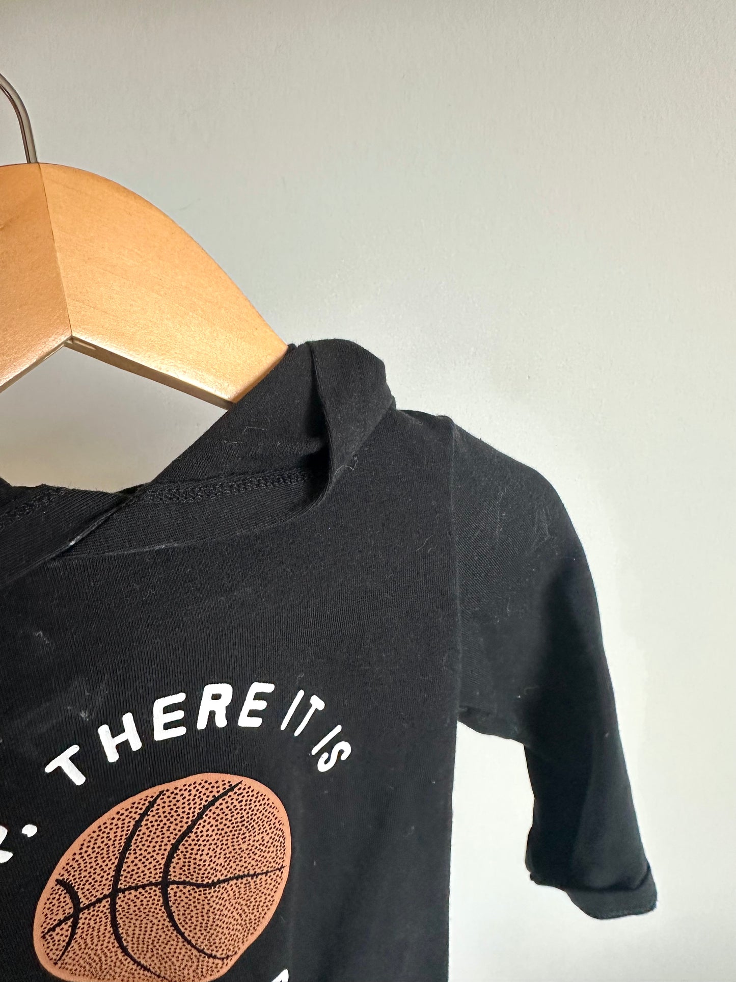 Miles All Star Black Hoodie / 12m