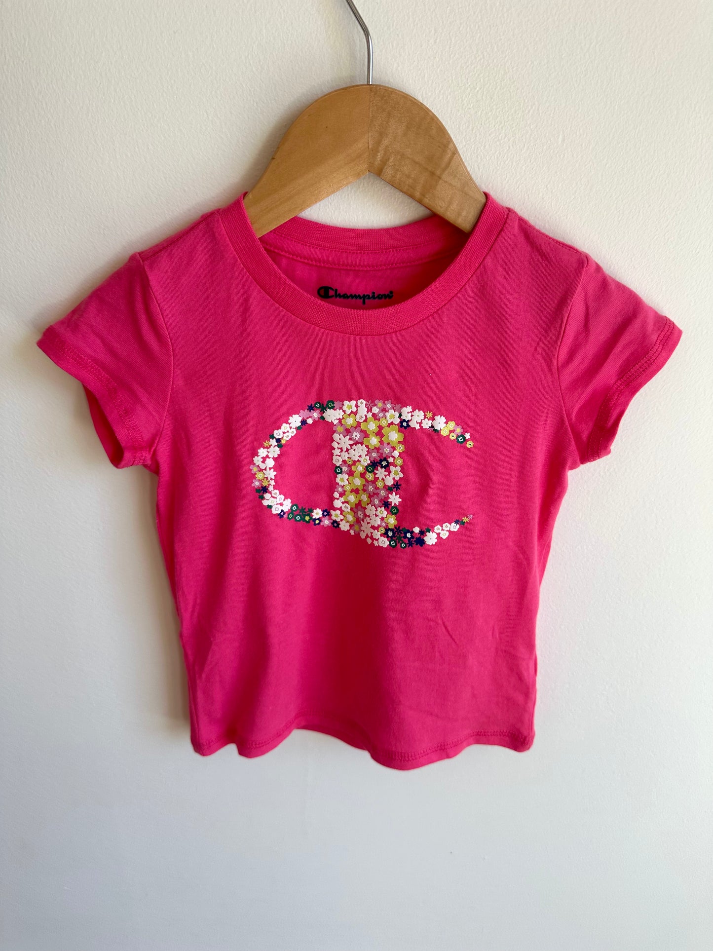 Champion Pink Logo T-Shirt / 2T