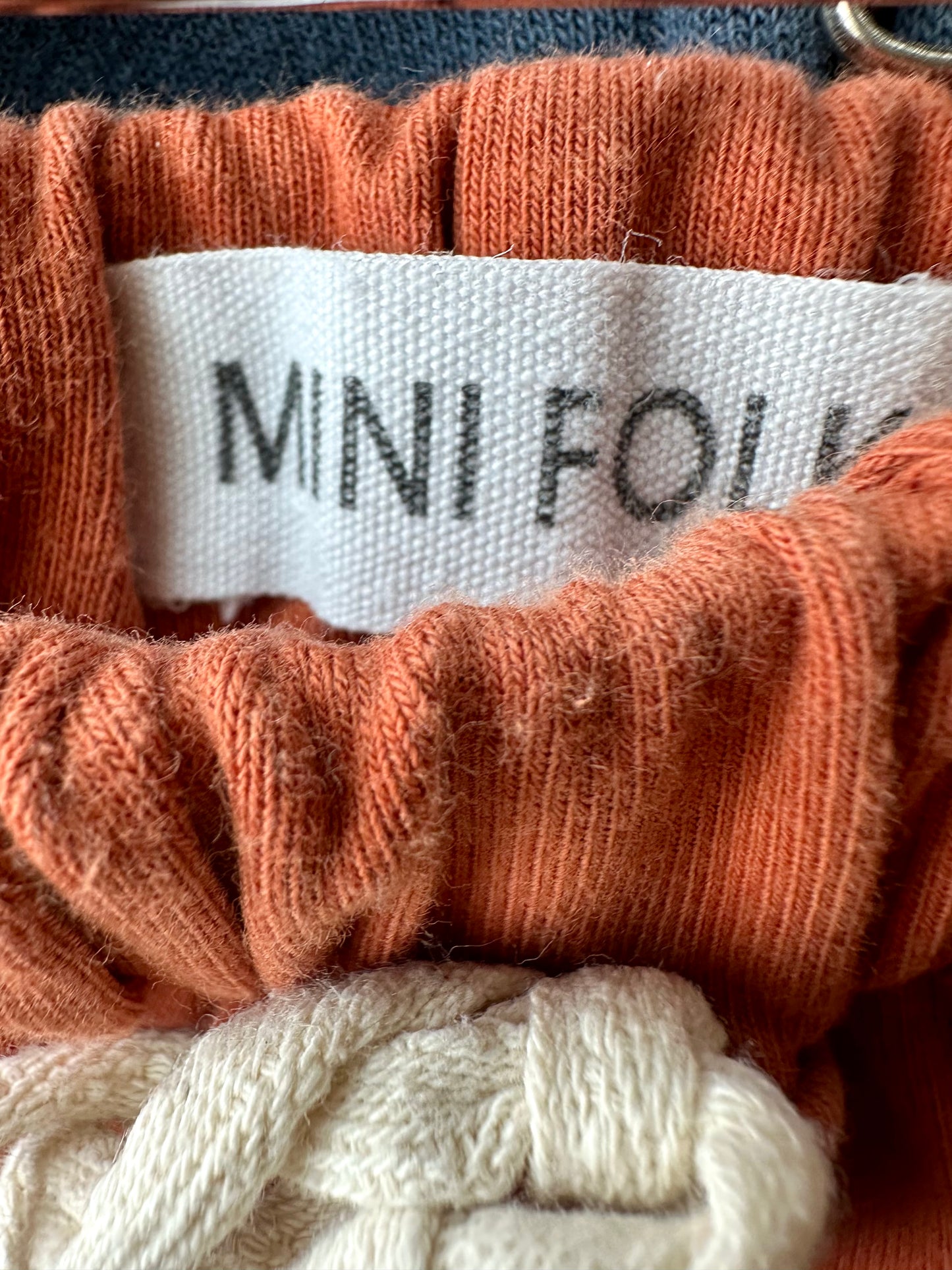 Orange Top + Pants Set / 6-9m