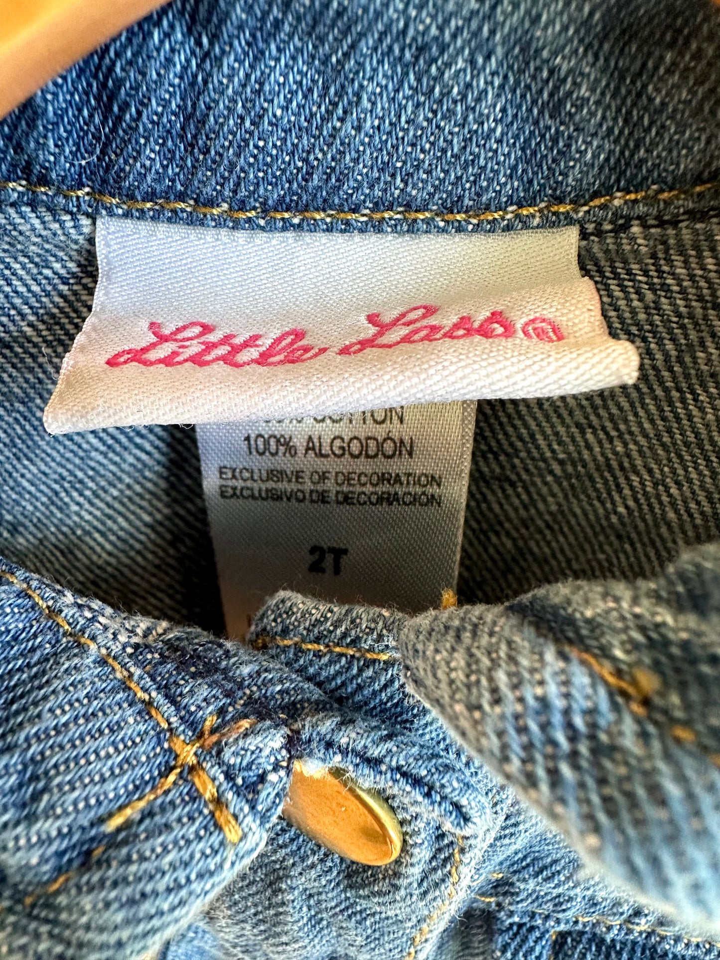 Cropped Aztec Jean Jacket / 2T