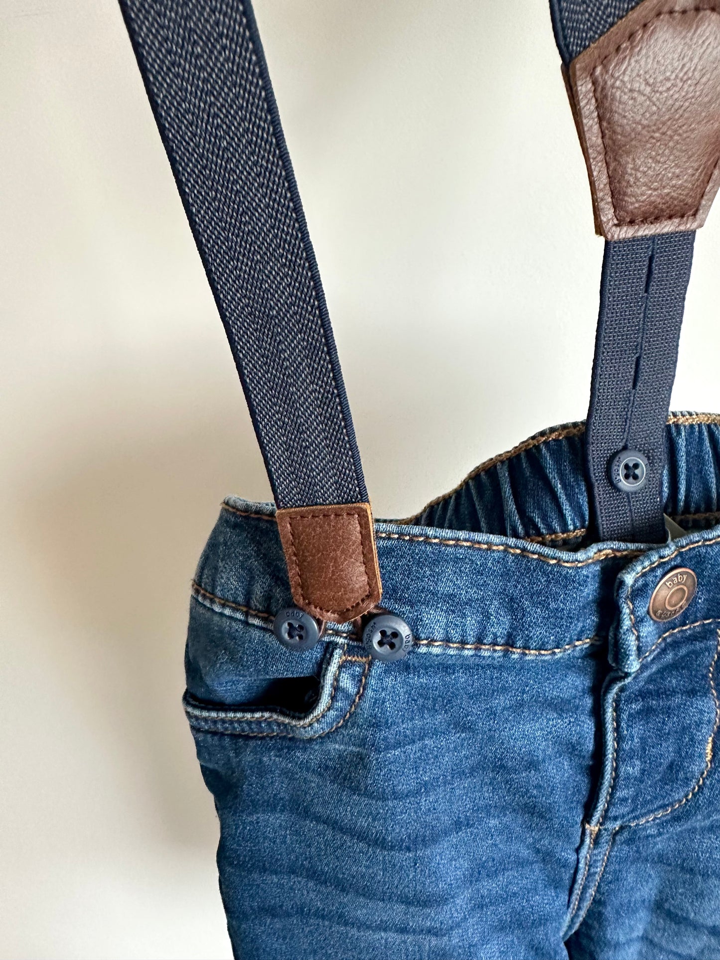 Jeggings with Suspenders / 24m