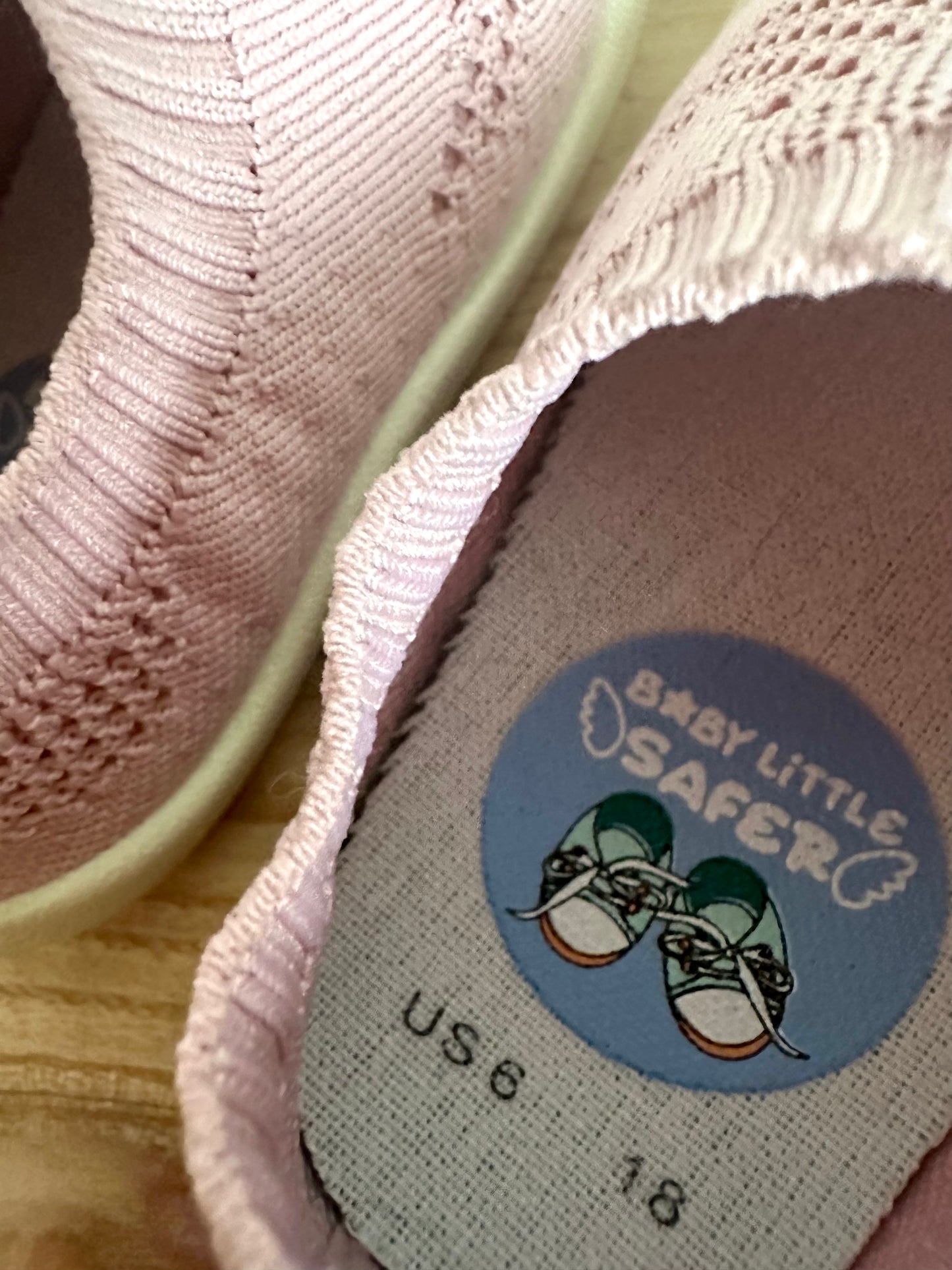 Pink Slide On Shoes / Size 6 Toddler