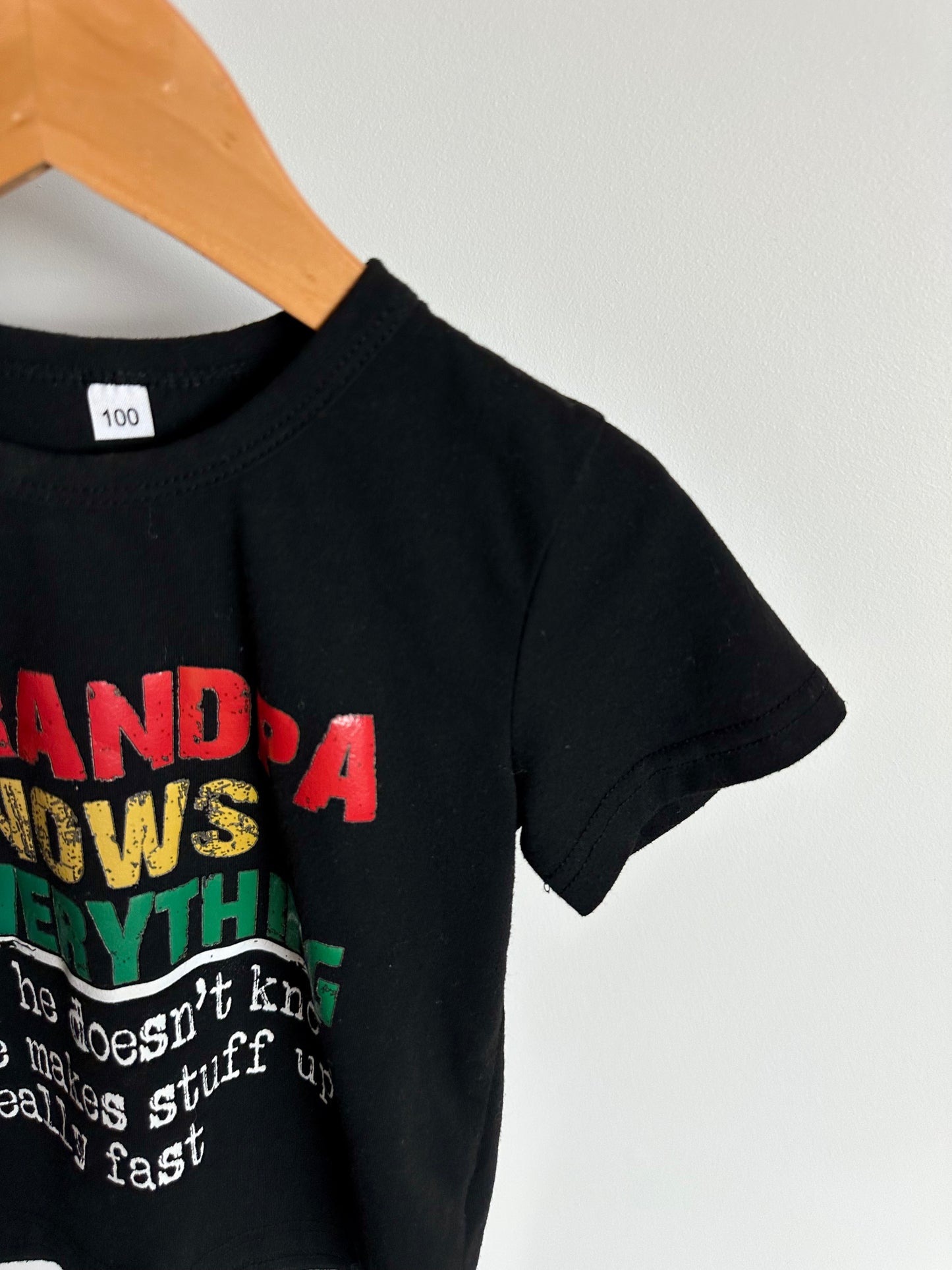 Grandpa Knows Everything T-Shirt / 3-4T