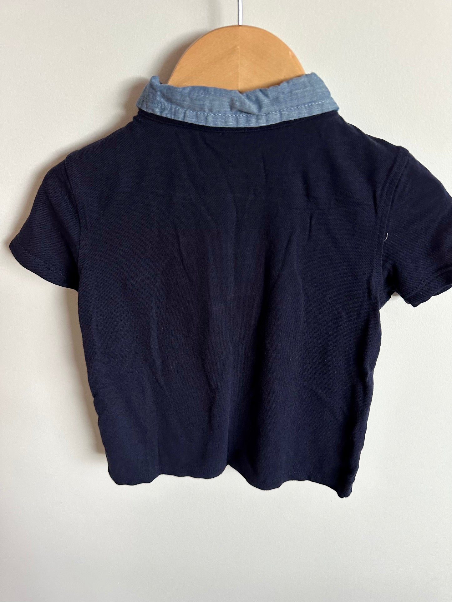 Navy Pocket Golf Shirt / 3T