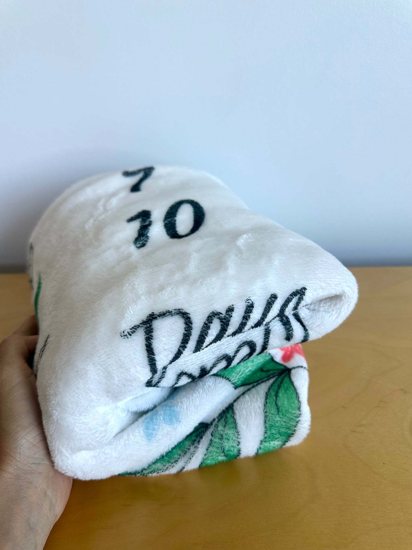 Fleecy Milestone Blanket (No Shipping(