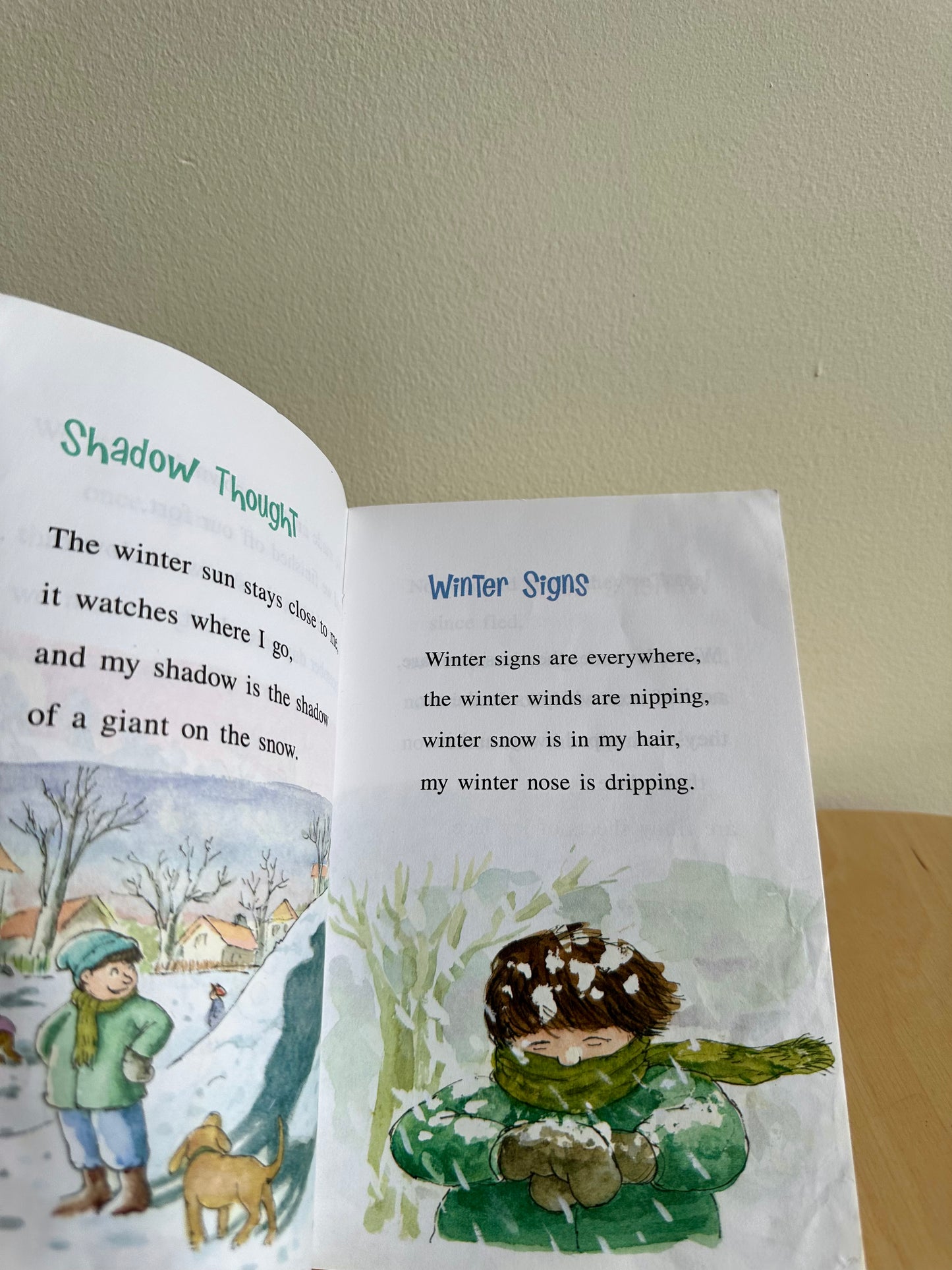 Winter Poems Book / 4-8 years