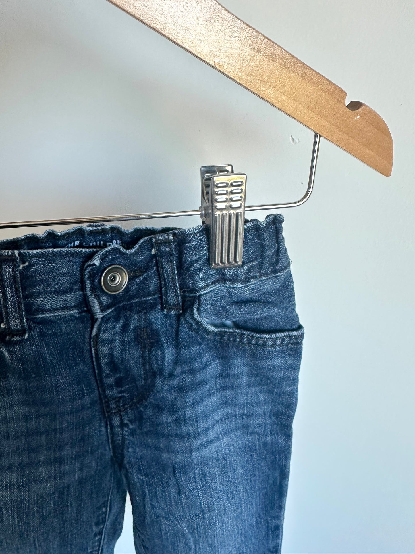 Blue Skinny Jeans with Adjustable Waist / 2T