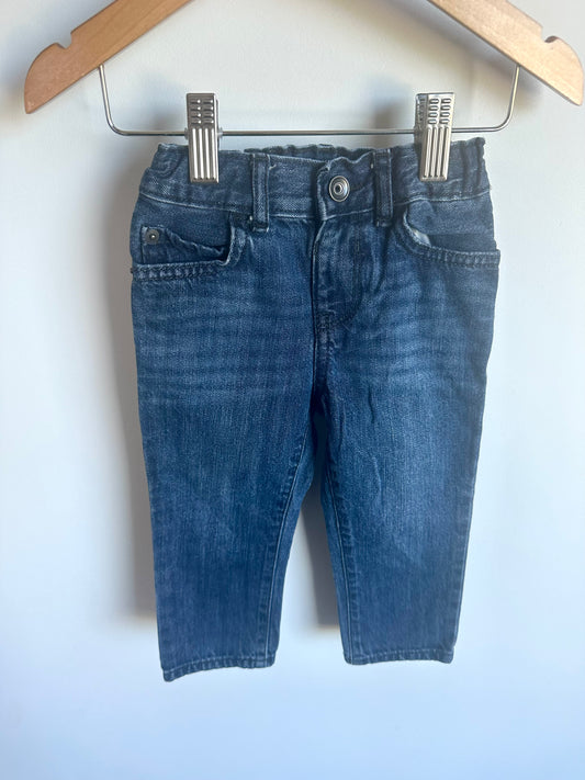 Blue Skinny Jeans with Adjustable Waist / 2T