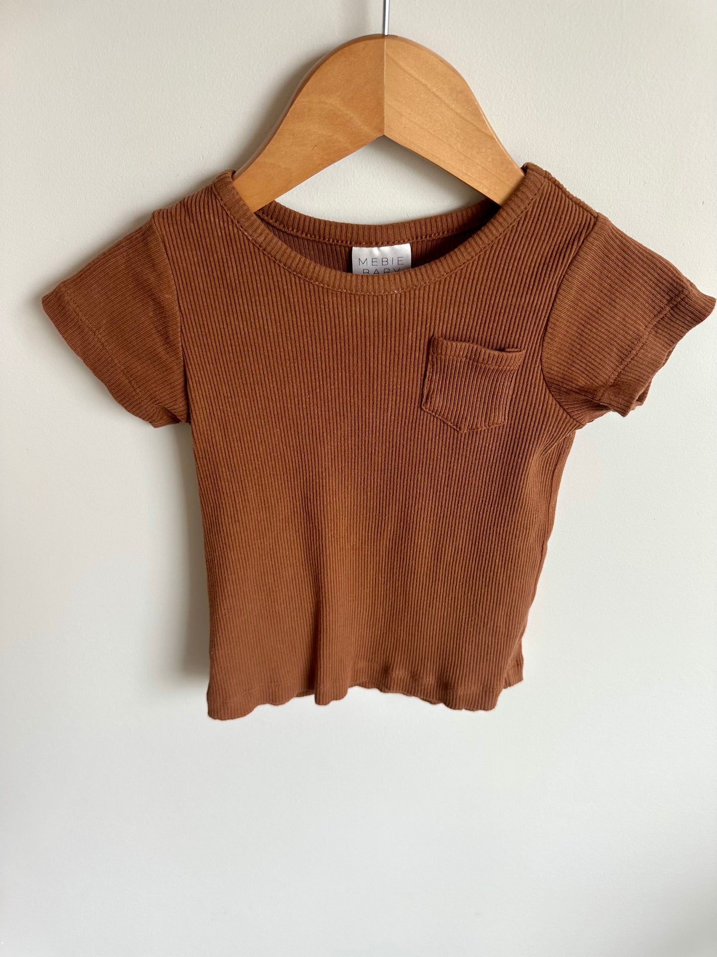 Carmel Organic Ribbed Top / 18m