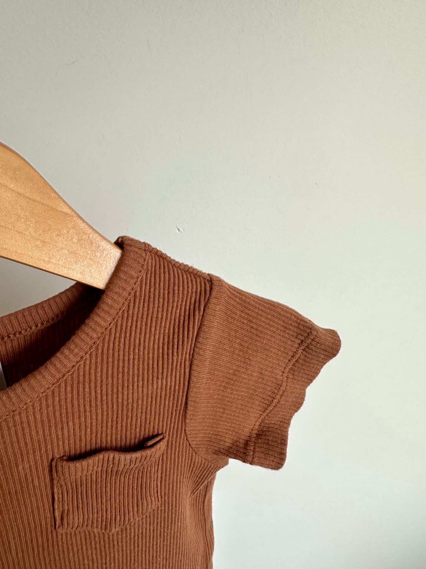 Carmel Organic Ribbed Top / 18m