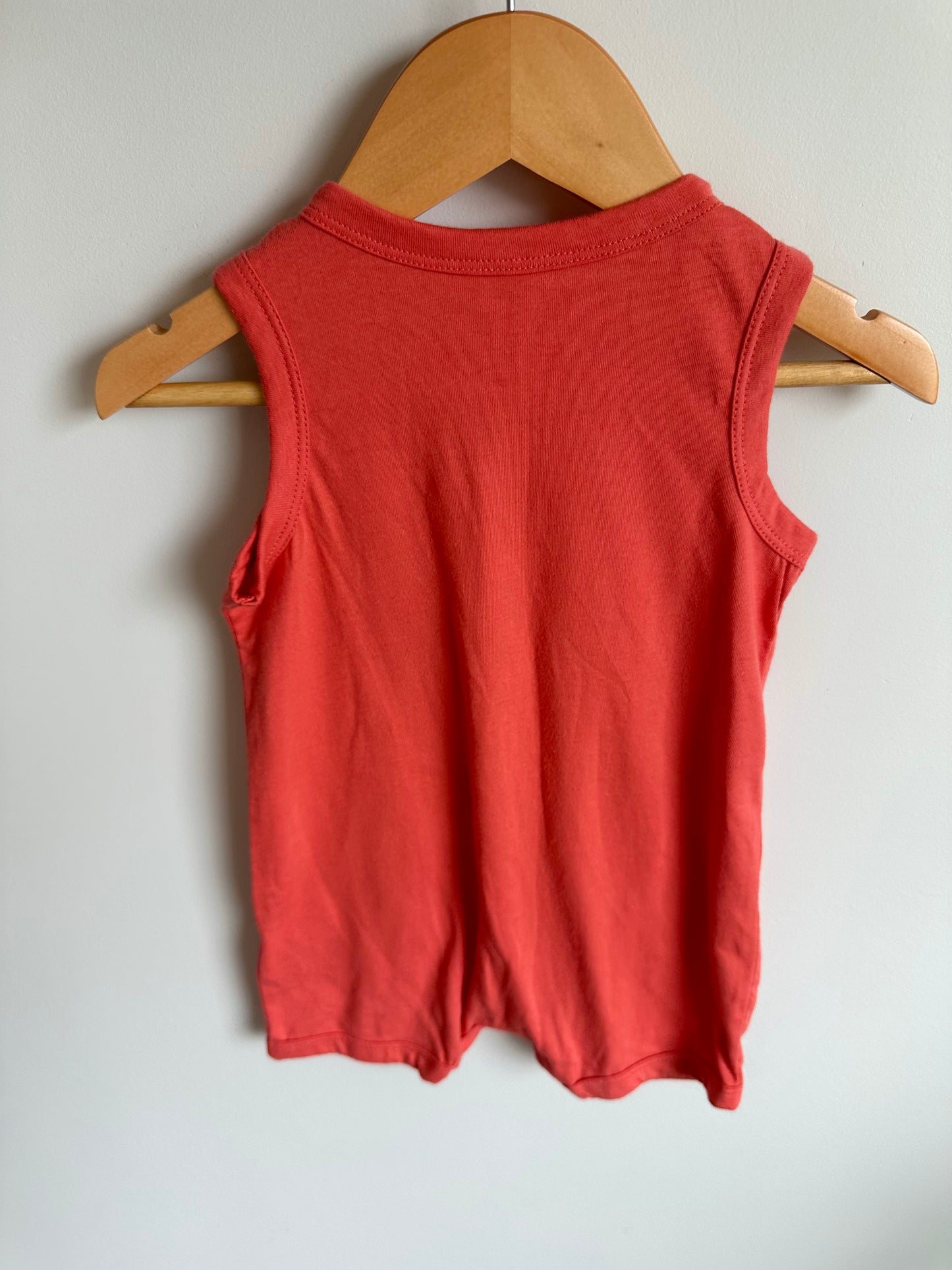 Orange Sunglasses Romper / 12m