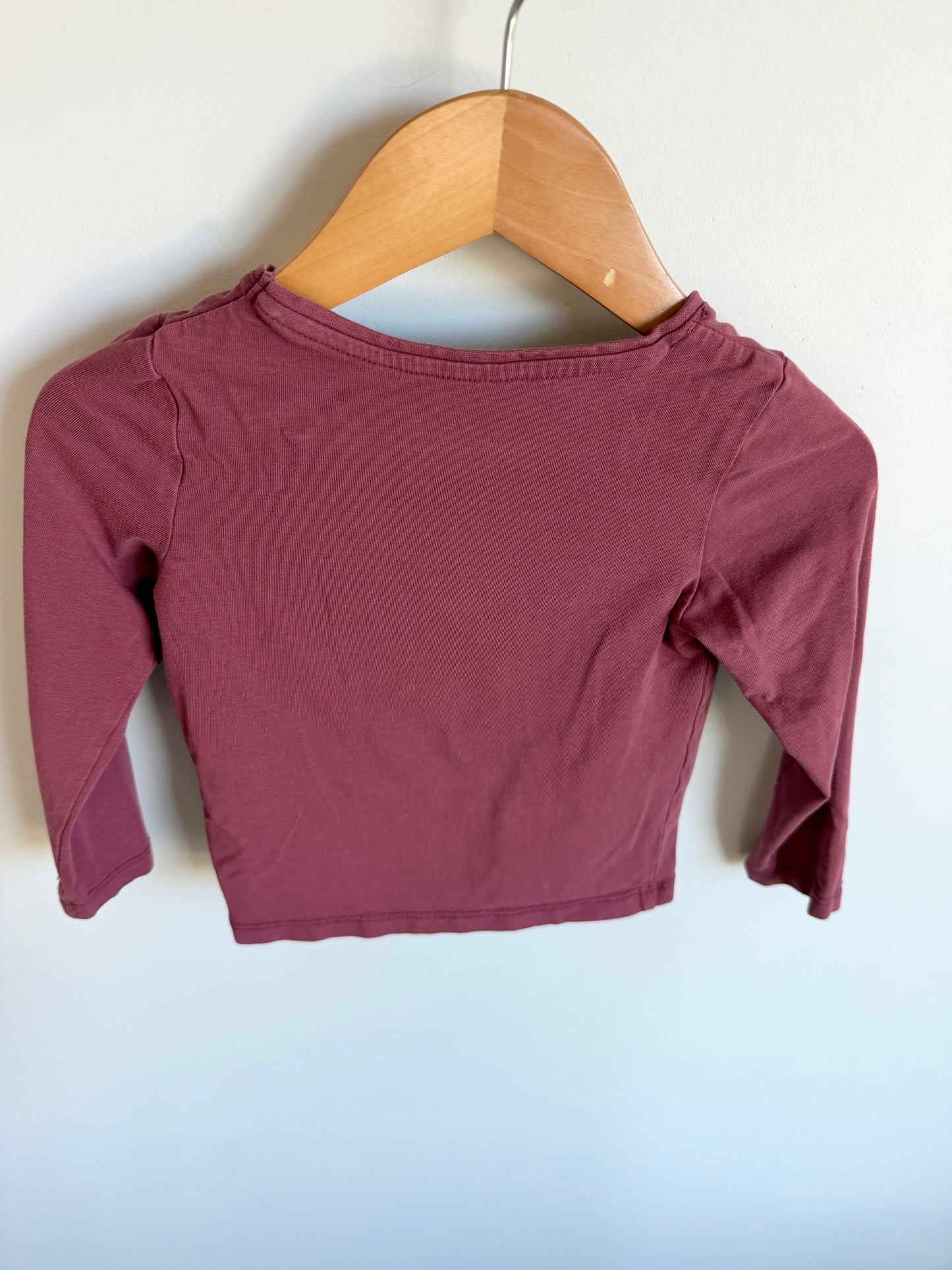 H&M Plum Long Sleeve Top / 18-24m
