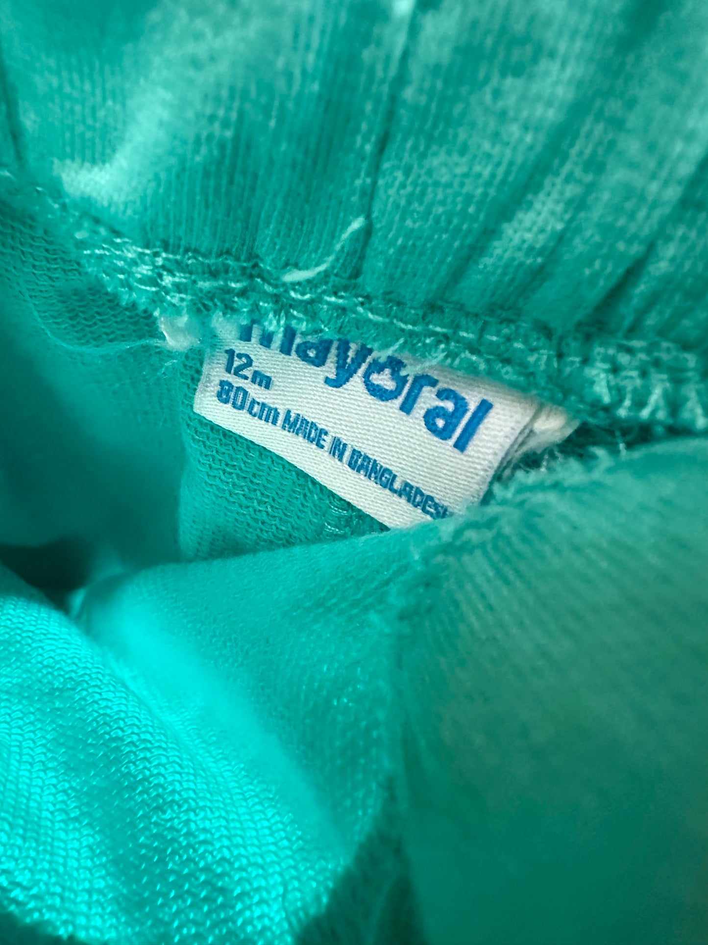 Mayoral Teal Shorts / 12m
