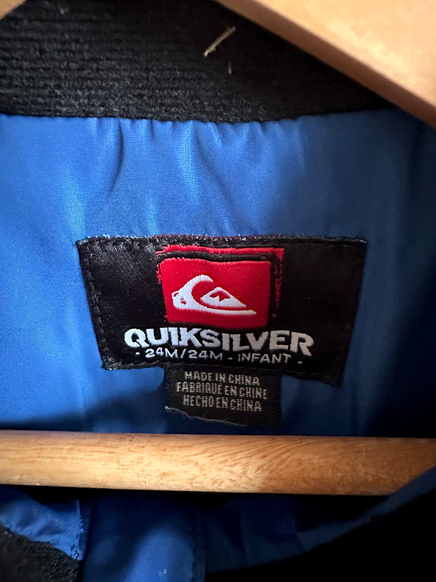 Blue Quiksilver Jacket / 24m