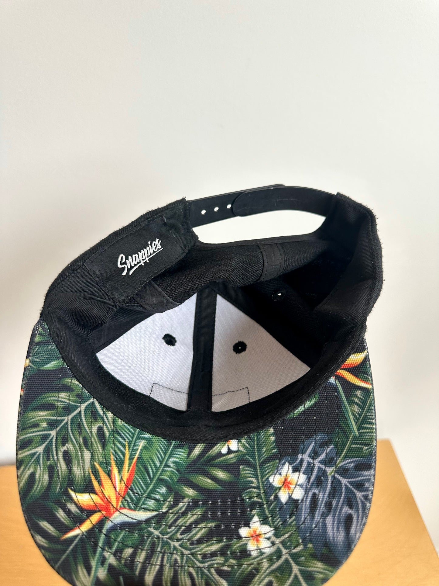 Black Tropical Ball Cap / 12m to 3T?