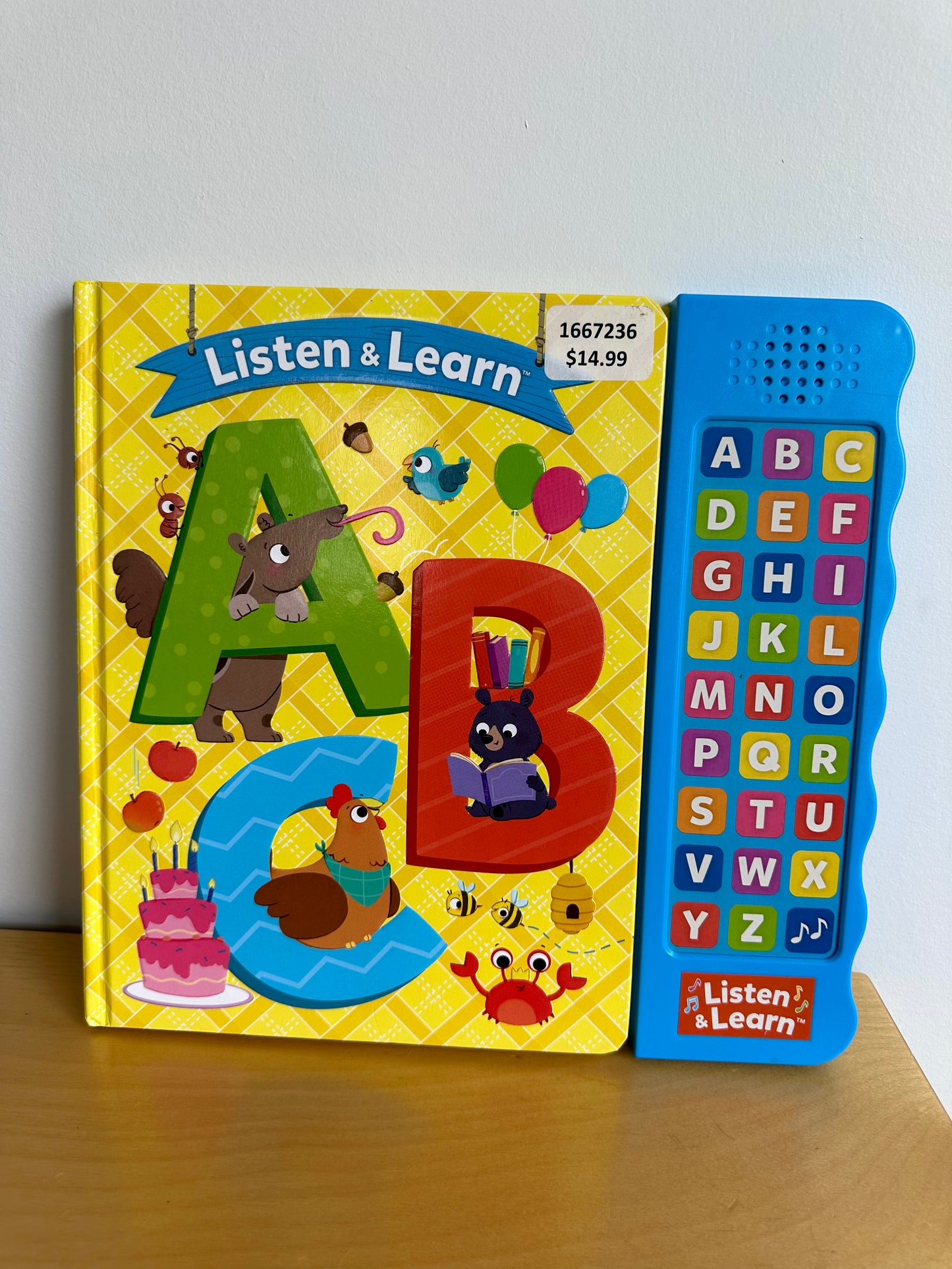 ABC Listen & Learn Book / 1-4 years (No Shipping)