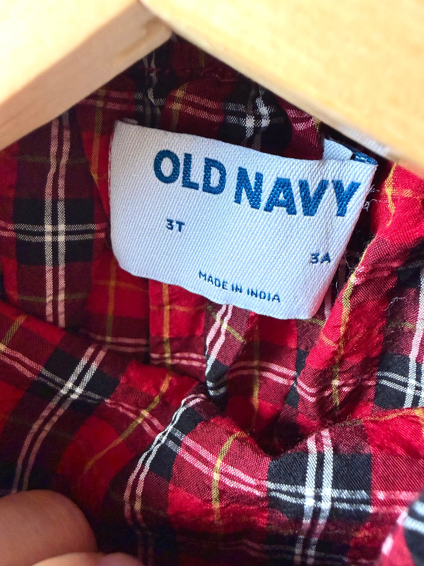 Red Tartan Dress / 3T