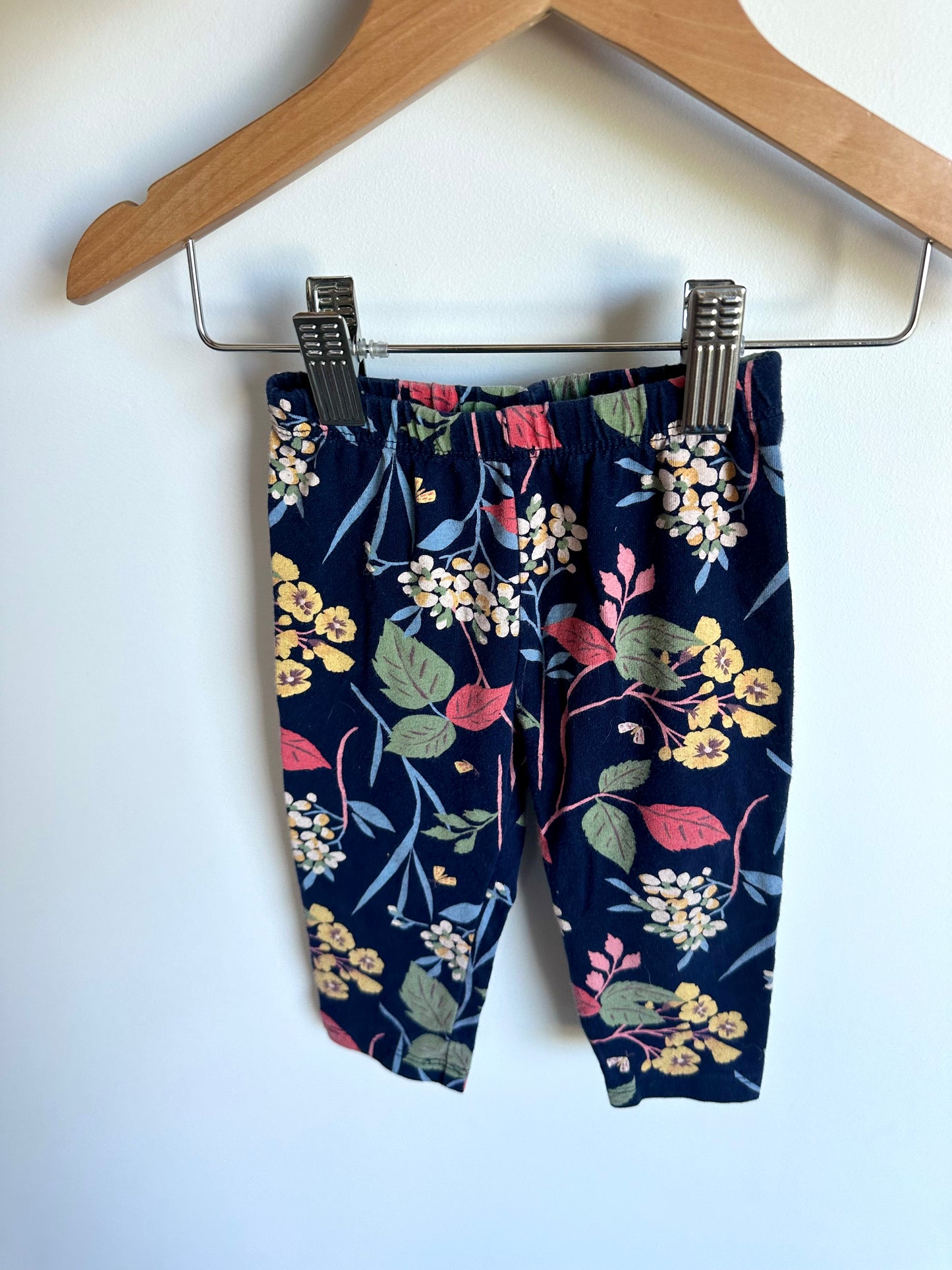 Gap Dark Floral Leggings / 6-12m