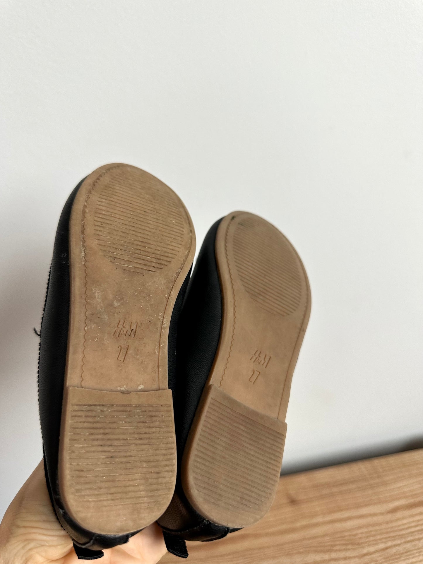 Black Ballet Flats / Size 10 Toddler