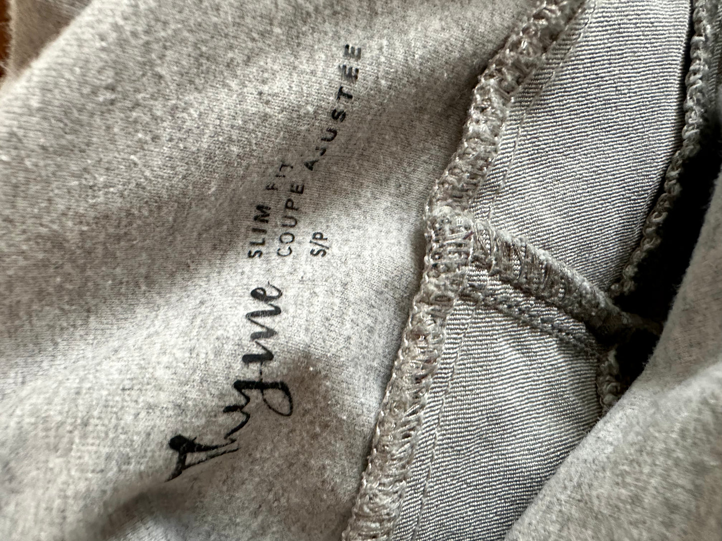 Thyme Grey Slim Fit Jeggings / Sm