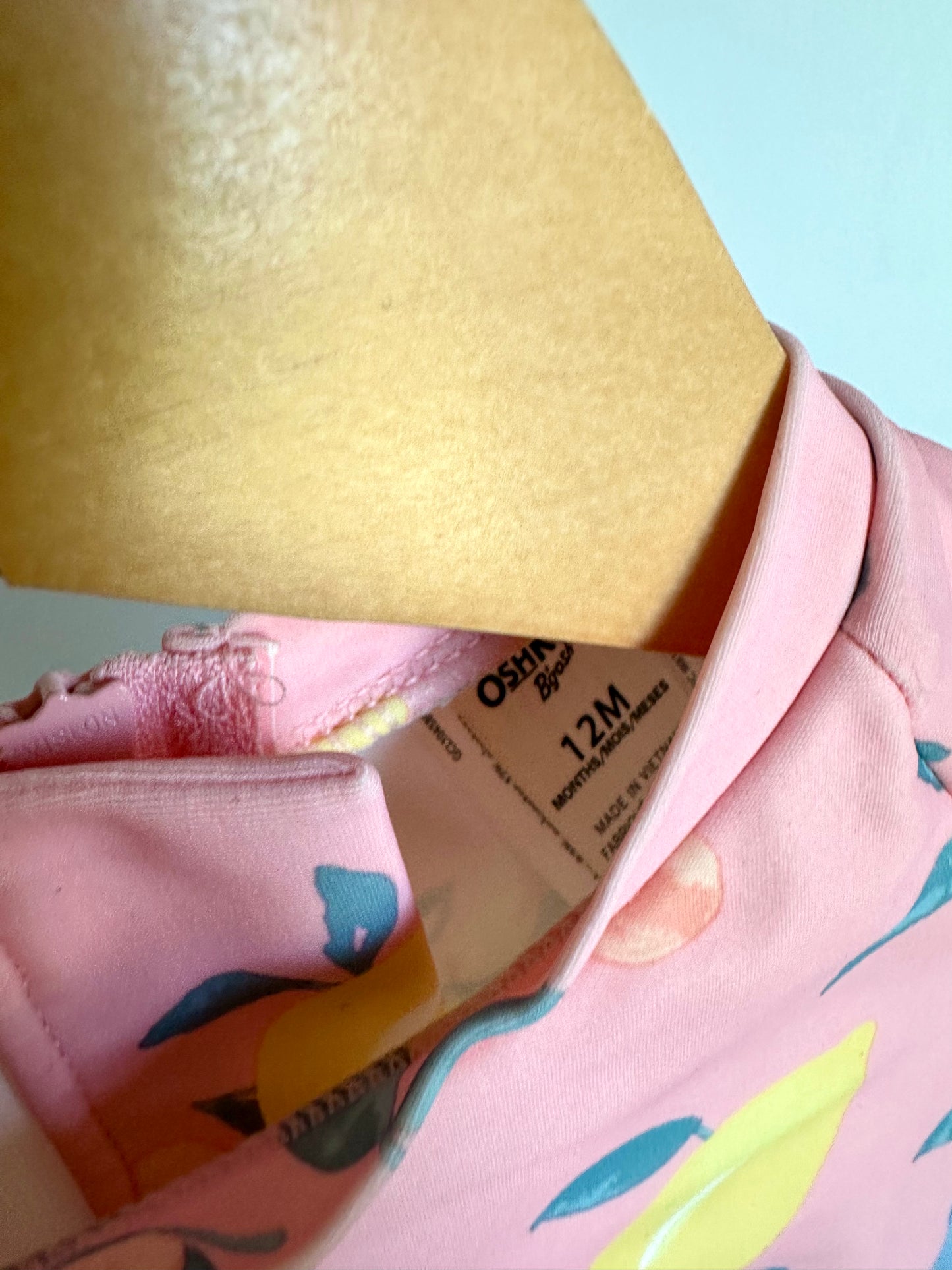 Pink Lemon Swimsuit / 12m