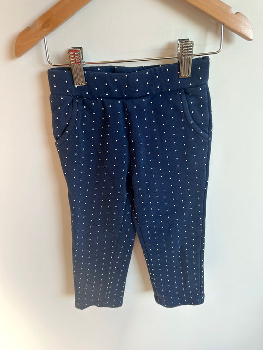 Gap Navy Dotted Pants / 3T
