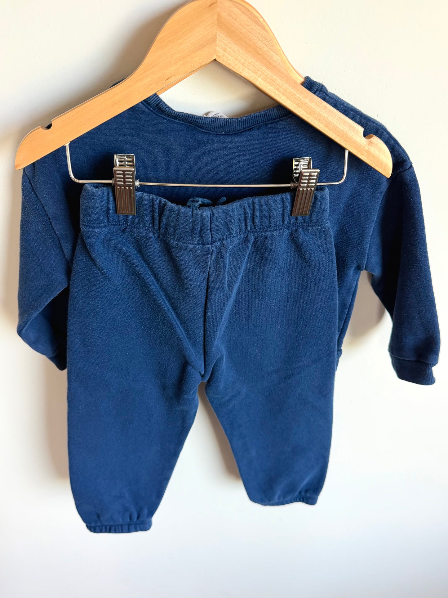 Gap Navy Elmo Crewneck + Joggers Set (PLAY) / 2T