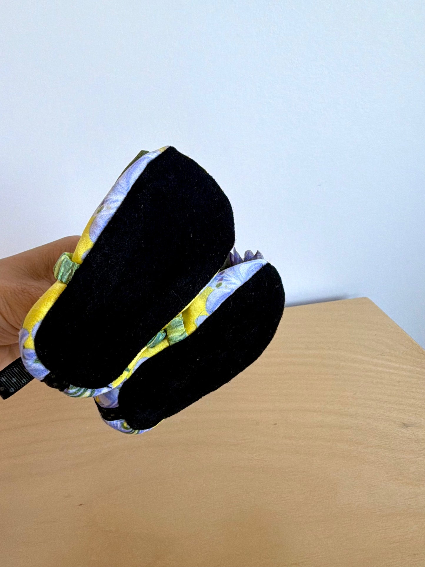 Flower Yellow Soft Ballet Flats / Size 3 Infant?