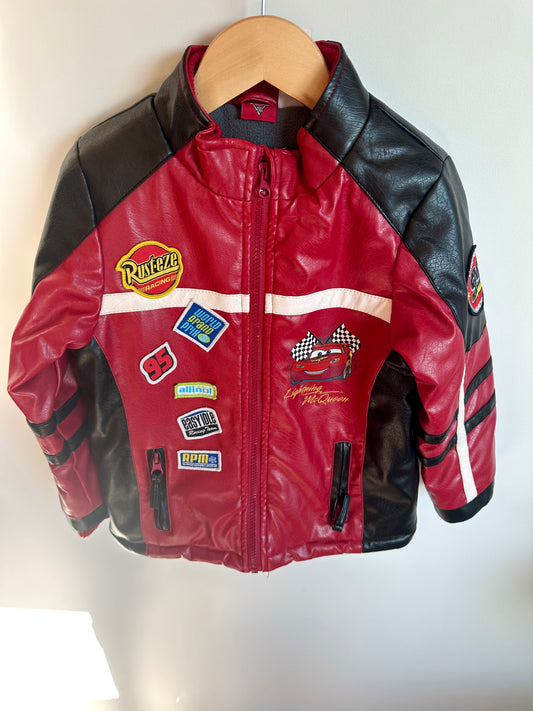 Lightening McQueen Faux Leather Jacket / 5 years