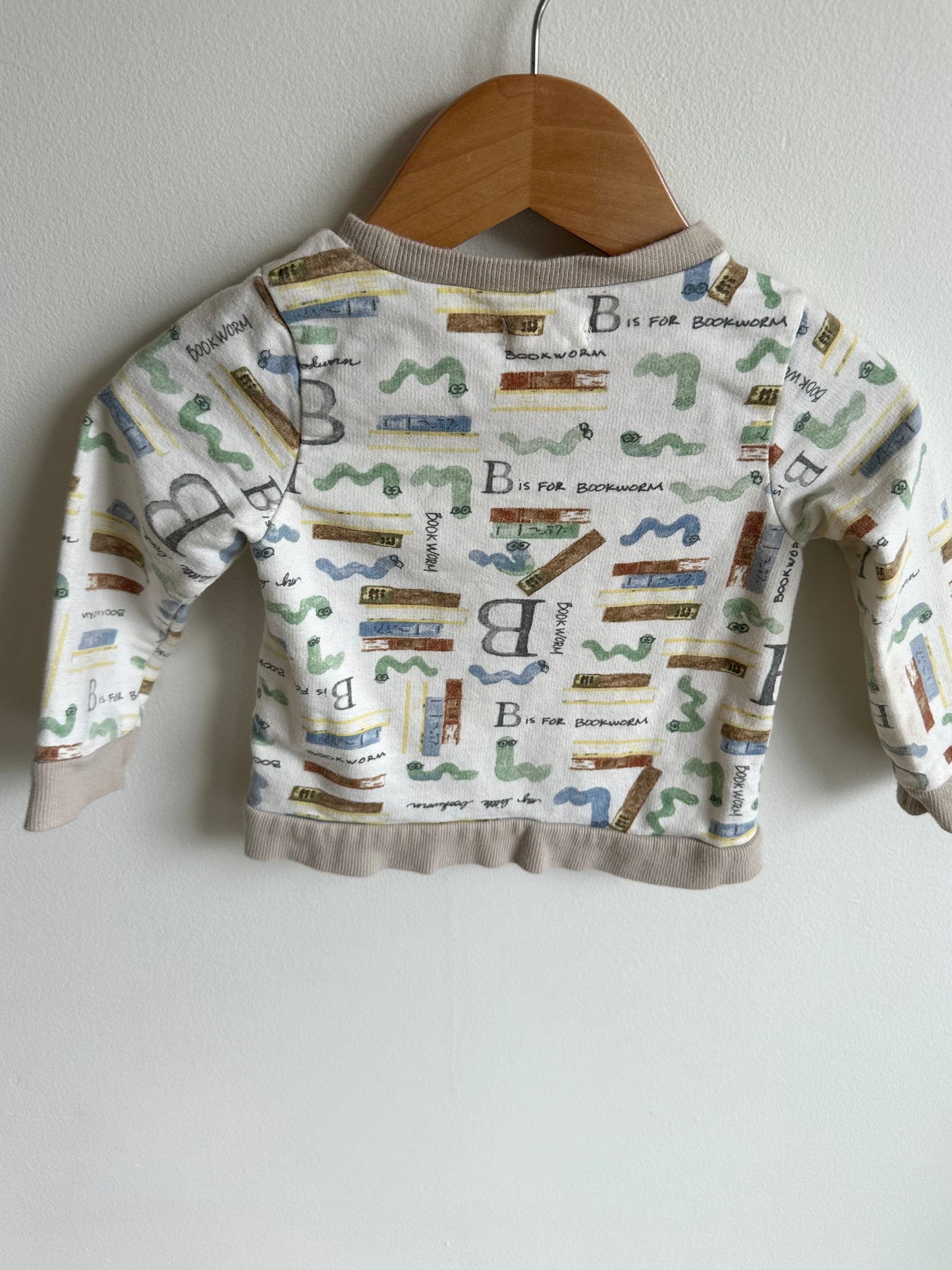 Bookworm Sweater / 6-9m