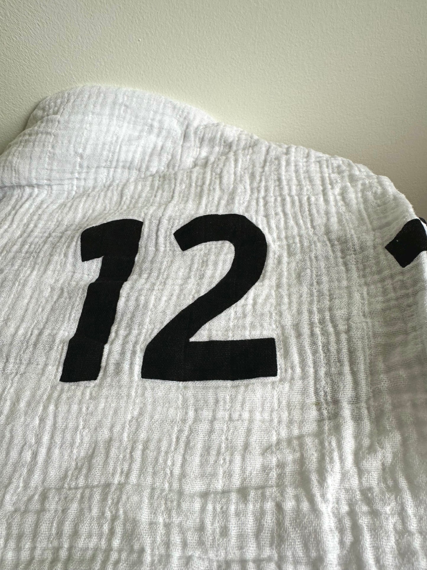 Milestone Blanket White with Black