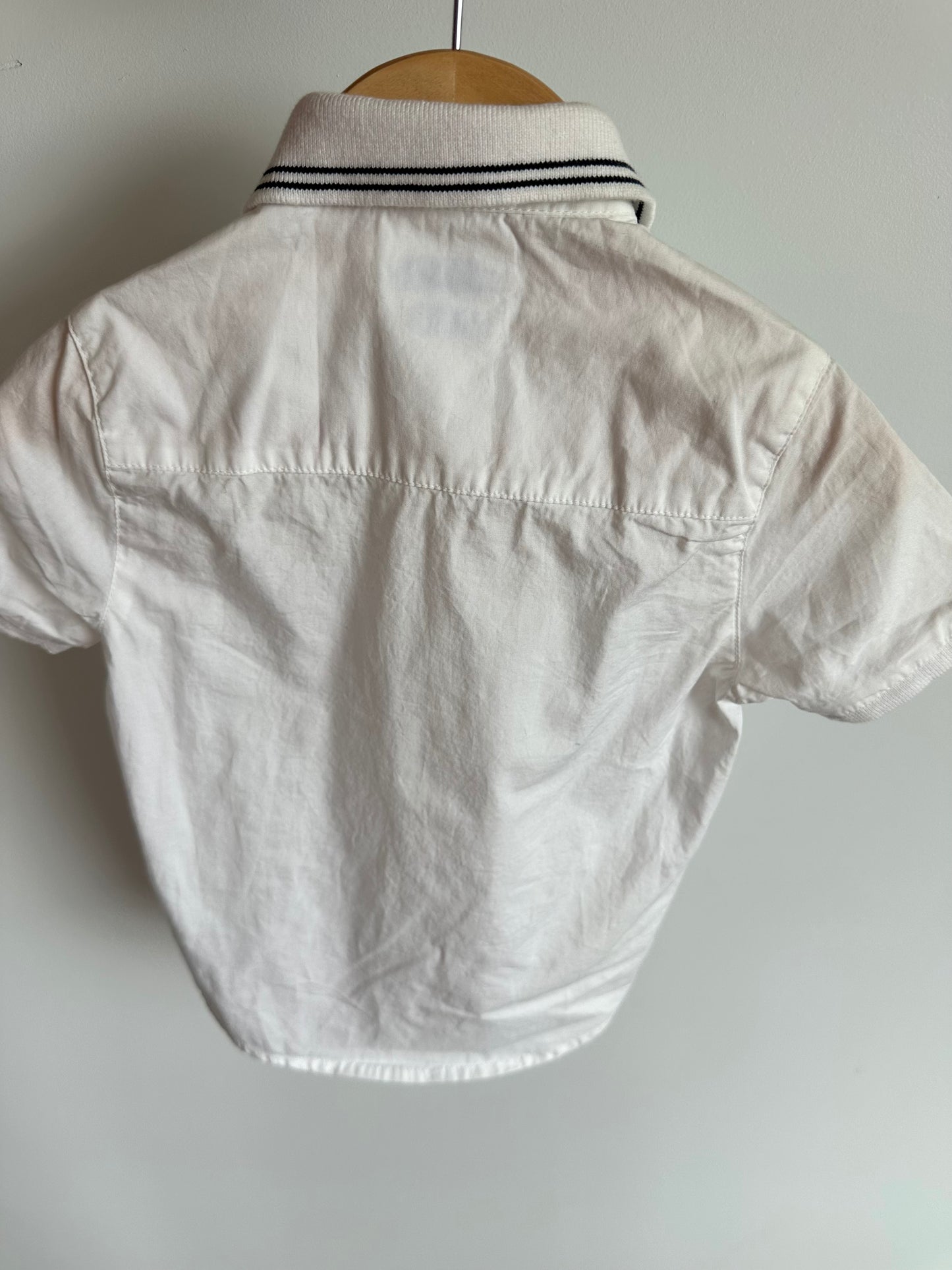 Mayoral White Collared Tee (With Tags) / 2T