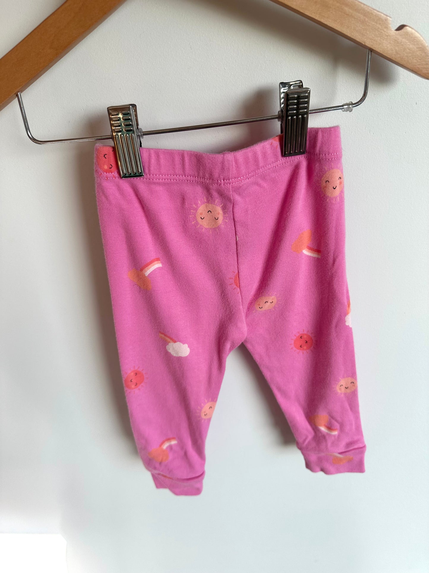 Pink Rainbow Clouds Pants / 9m