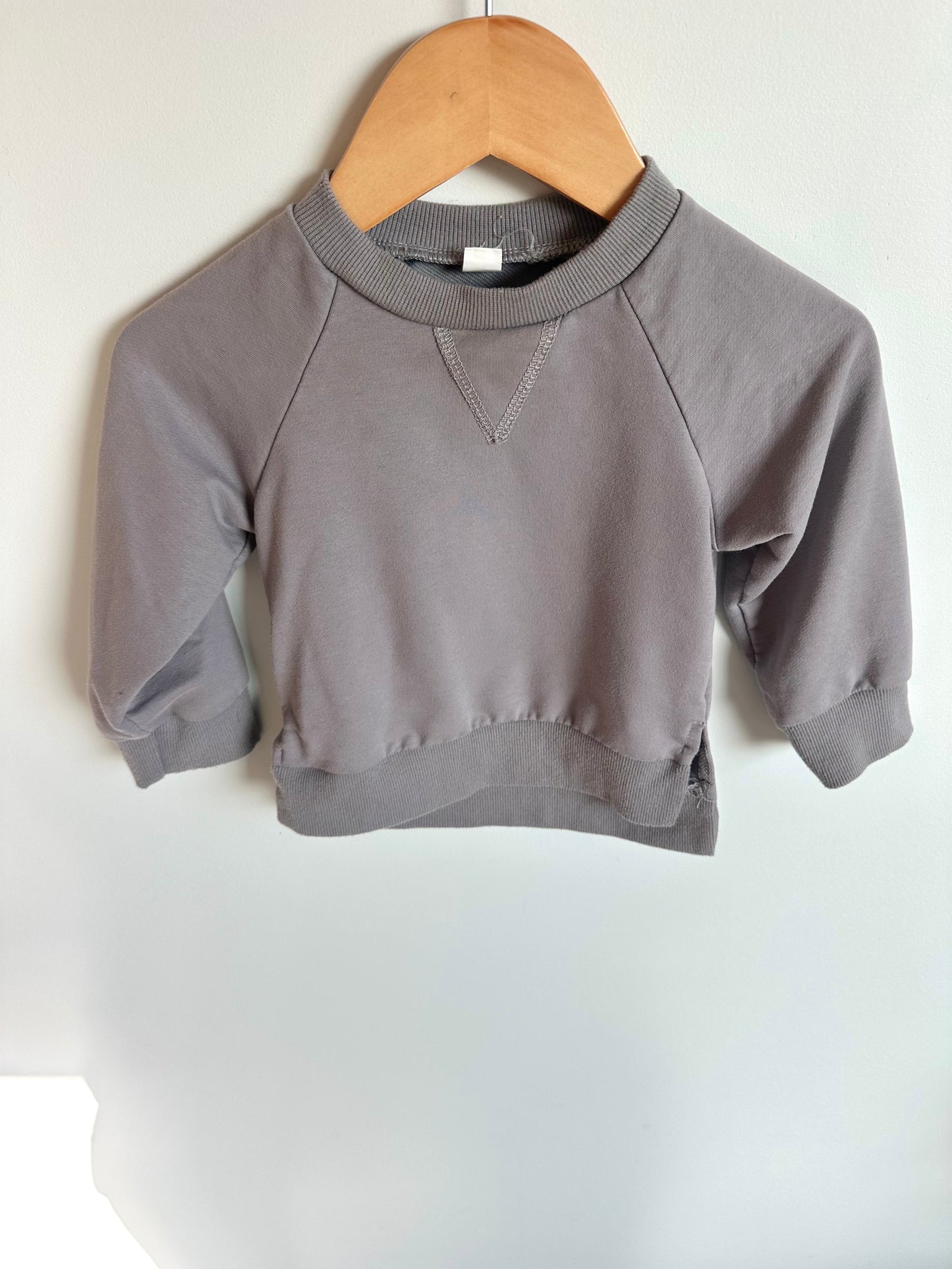 Grey Crew Neck Sweater / 9m