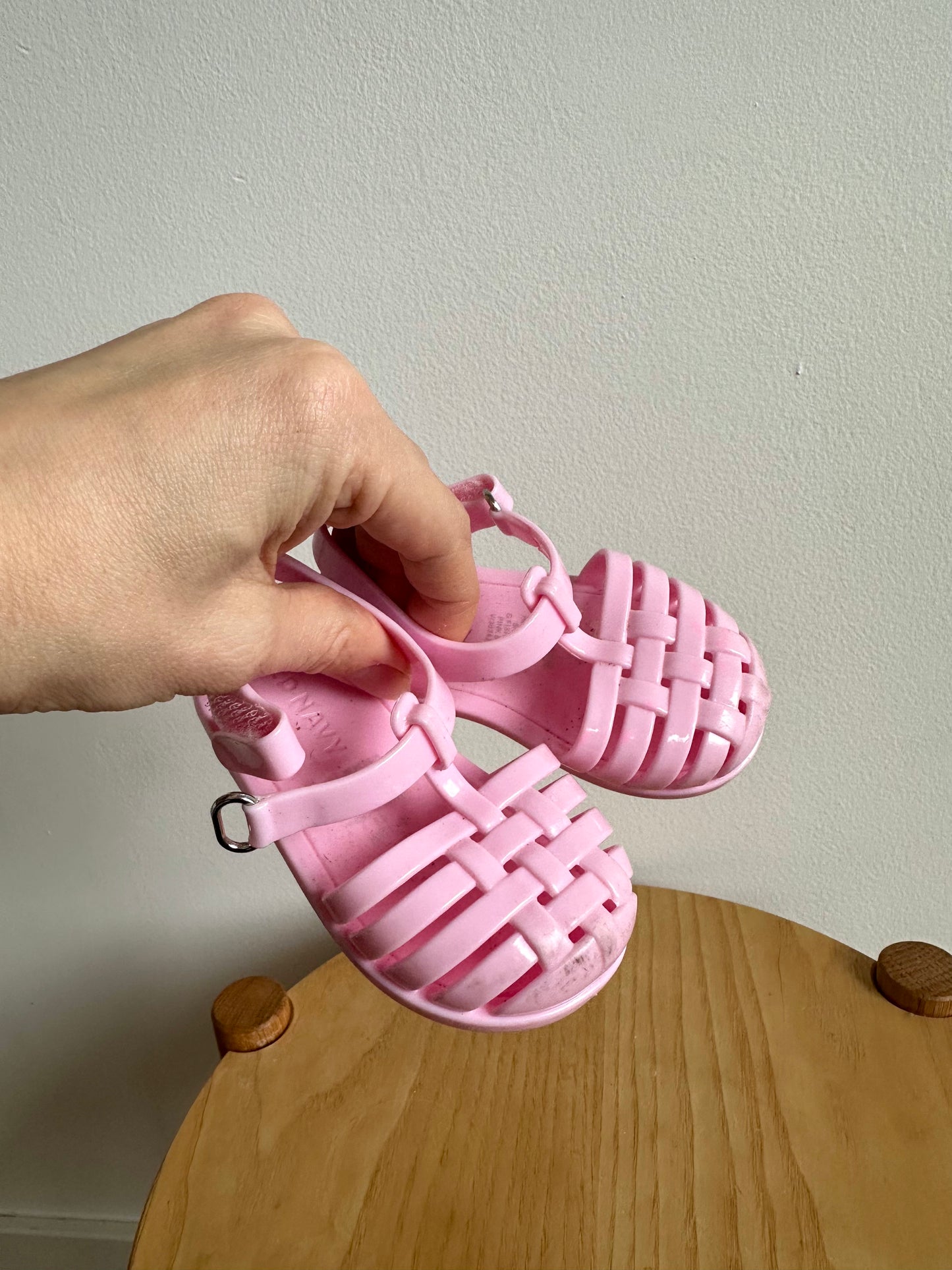 Pink Jelly Sandals / Size 3 Infant